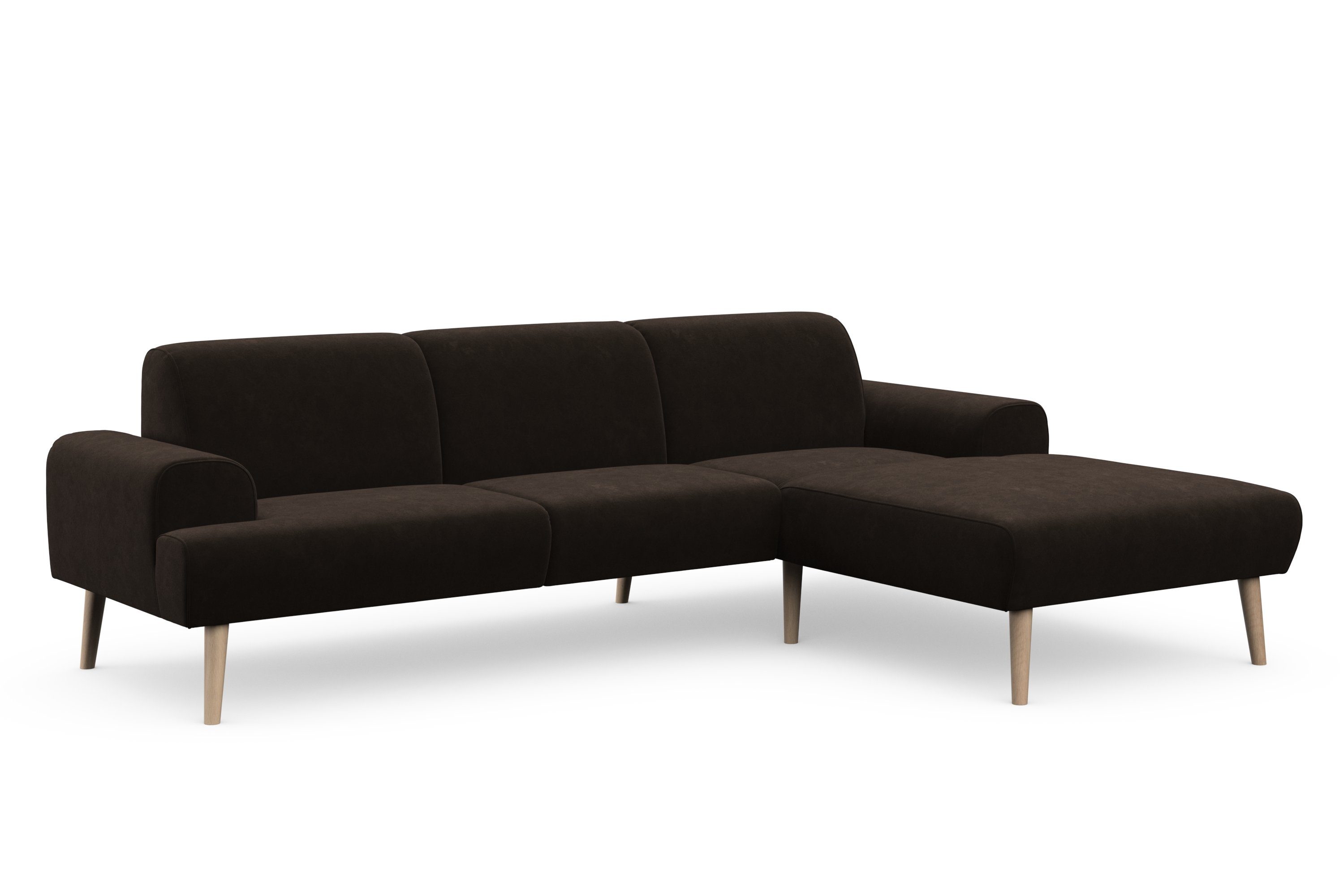 andas Hoekbank Swift Scandic Design, binnenvering voor hoog zitcomfort, L-vorm