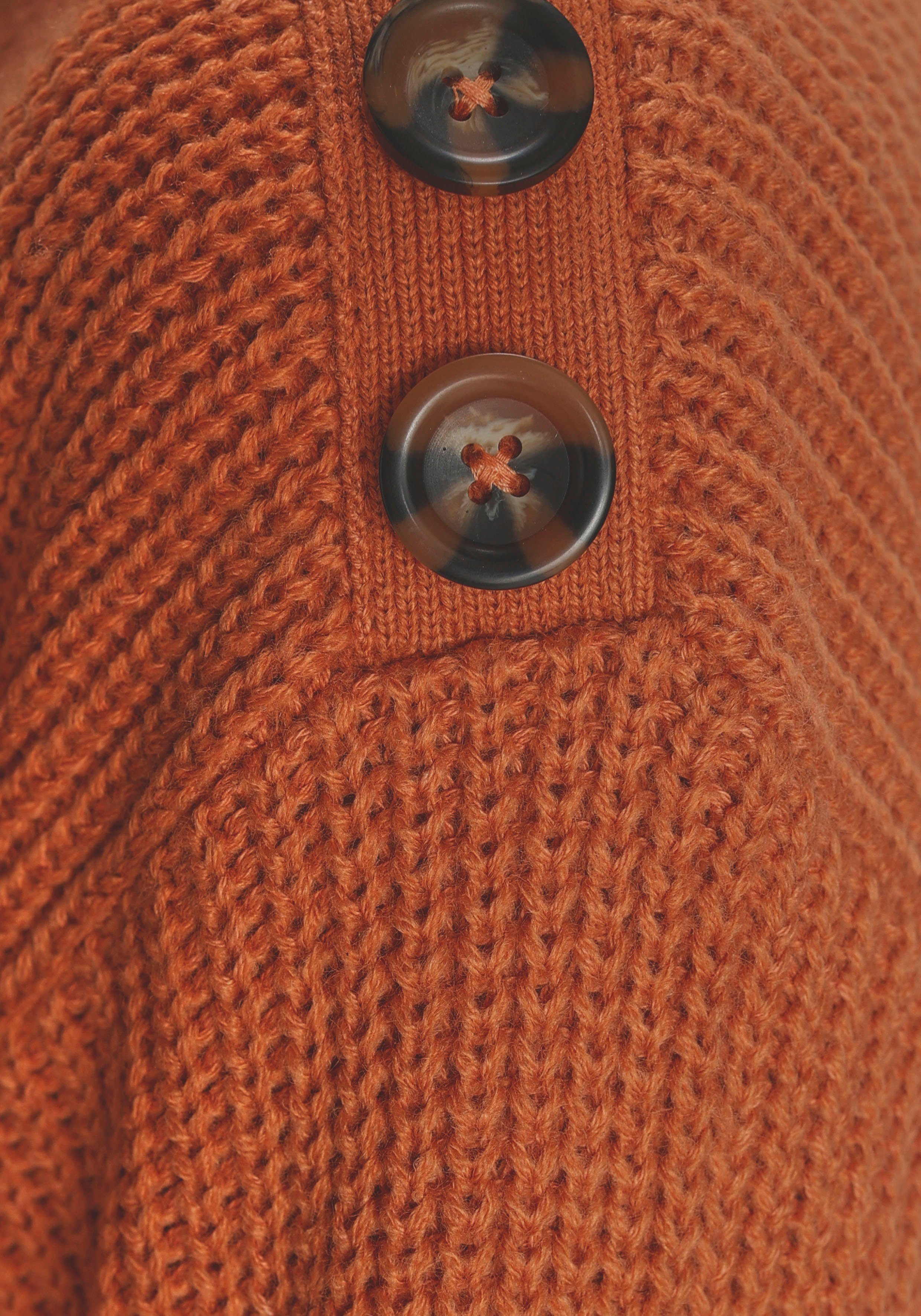 Laura Scott Trui met ronde hals met knoopdetails - nieuwe kollectie