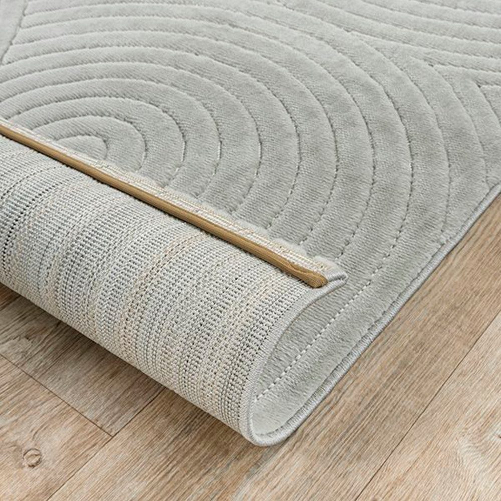 The carpet Vloerkleed Parma moderne woonkamer tapijt geschikt voor buiten, dichte pool