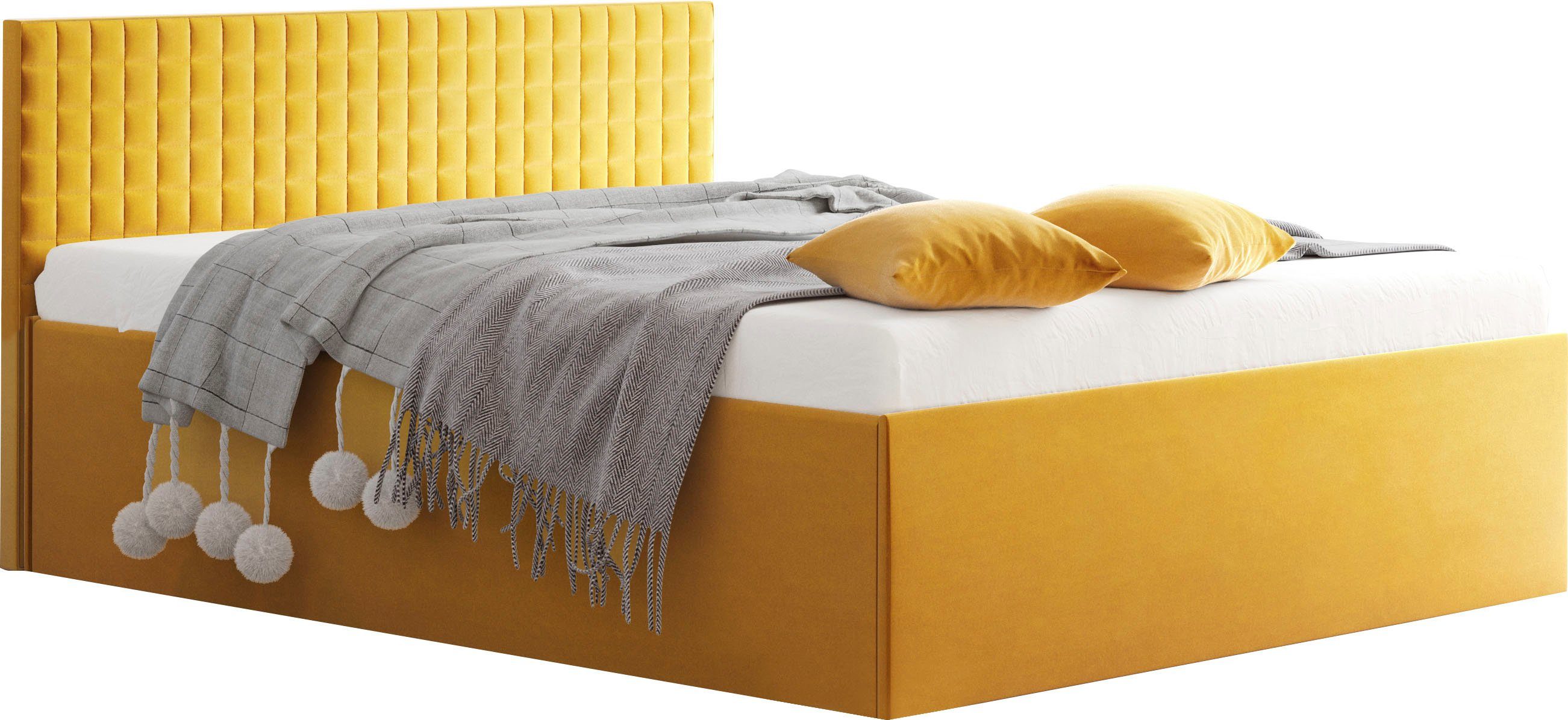 Westfalia Polsterbetten Gestoffeerd bed met bedkist bij uitvoering met matras