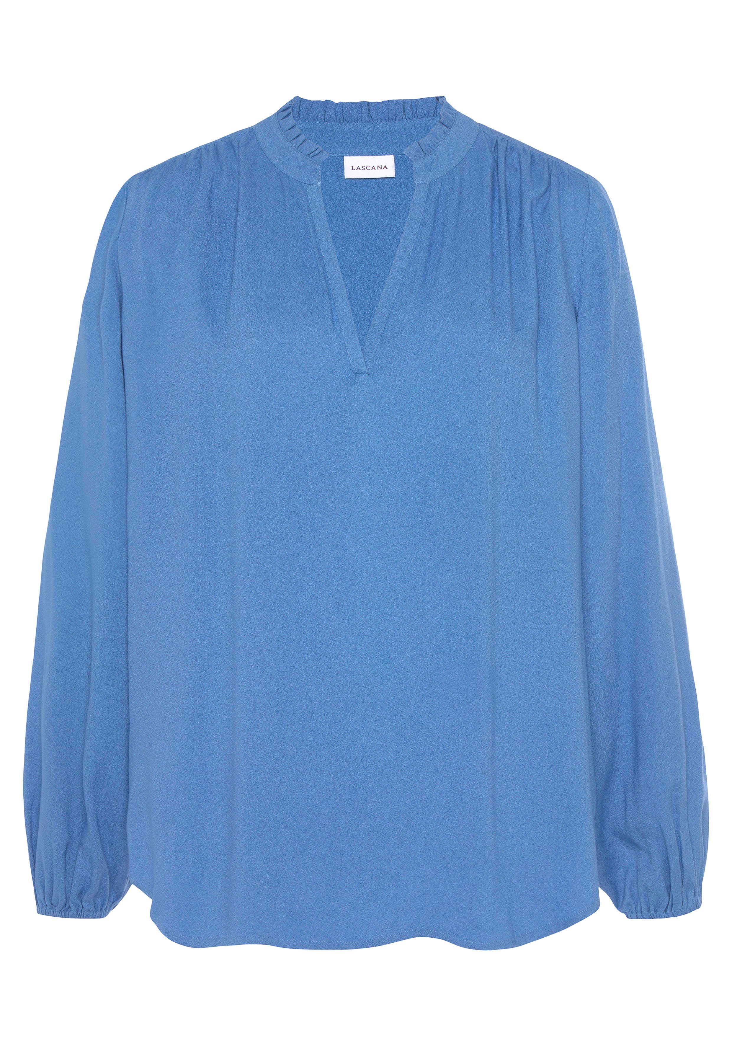 Lascana Blouse zonder sluiting met lange mouwen lichte damesblouse casual-chic feestelijk