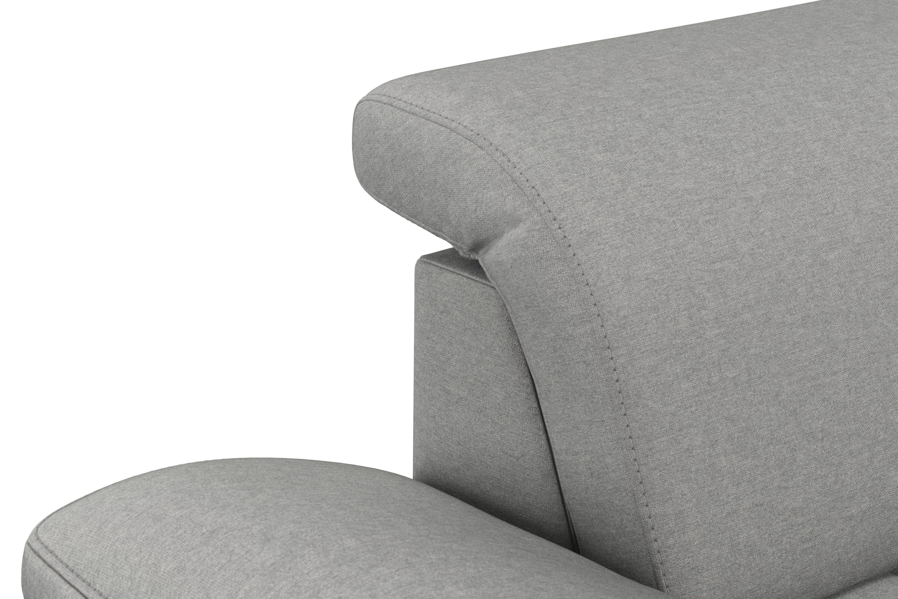 sit&more Hoekbank Cool L-vorm naar keuze met verstelbare hoofdsteun en uittrekzitting motorisch