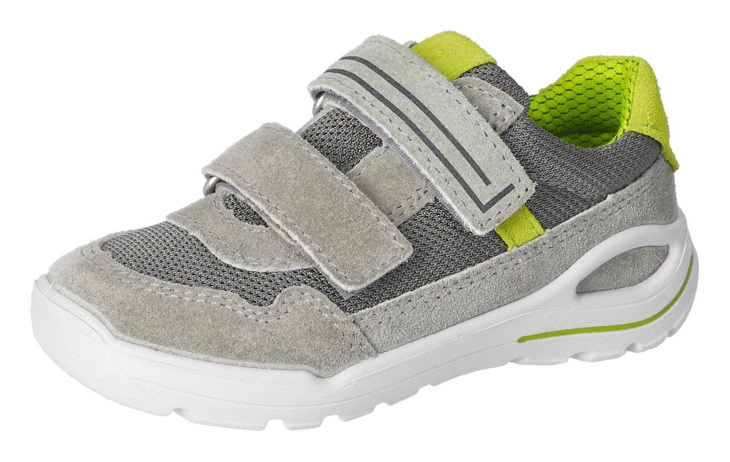 Ricosta Sneakers RIDER DAME: Midden , vrijetijdsschoen met klittenbandsluiting, maat sjabloon te downloaden