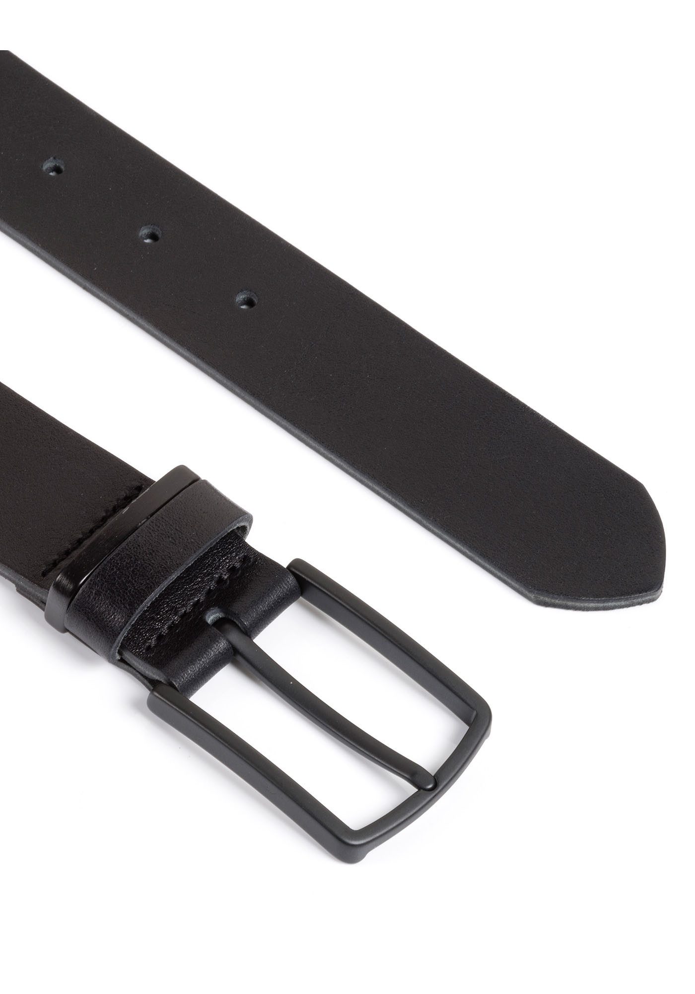 Tom Tailor Leren riem TTHenry met generfde oppervlakken