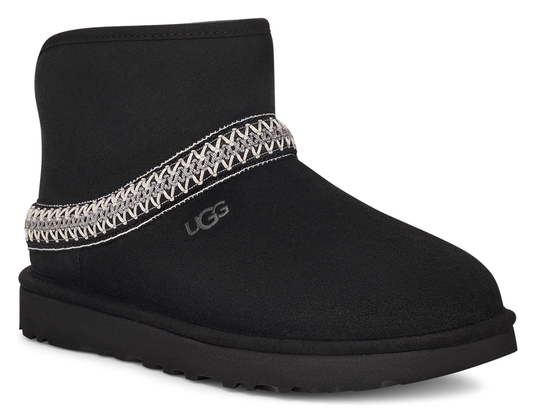 UGG Boots zonder sluiting CLASSIC MINI CRESCENT , winterlaarzen, snowboots met knusse binnenvoering