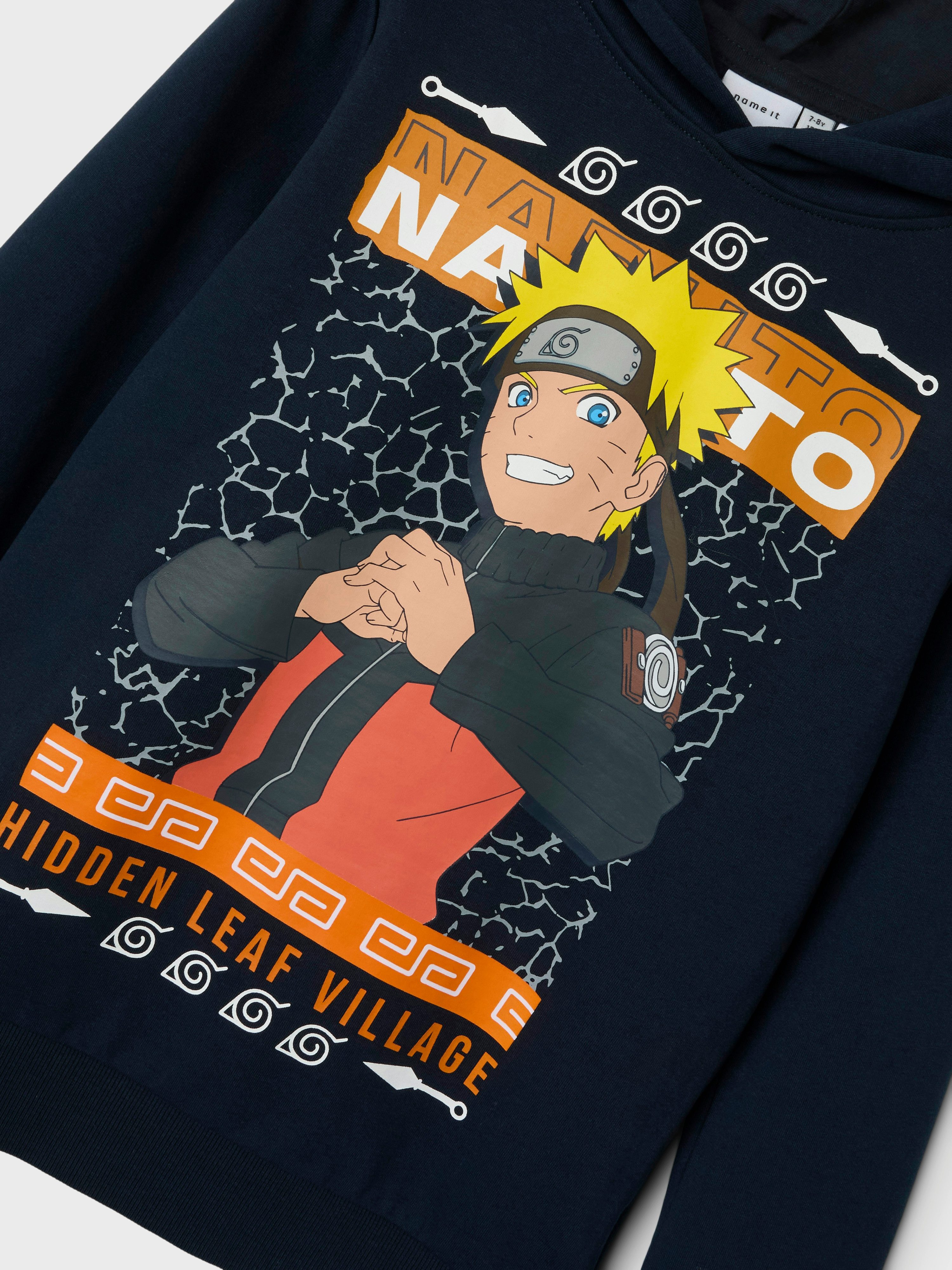 Name It Sweatshirt NKMJAKARI NARUTO SWEAT WH BRU NOOS BIO