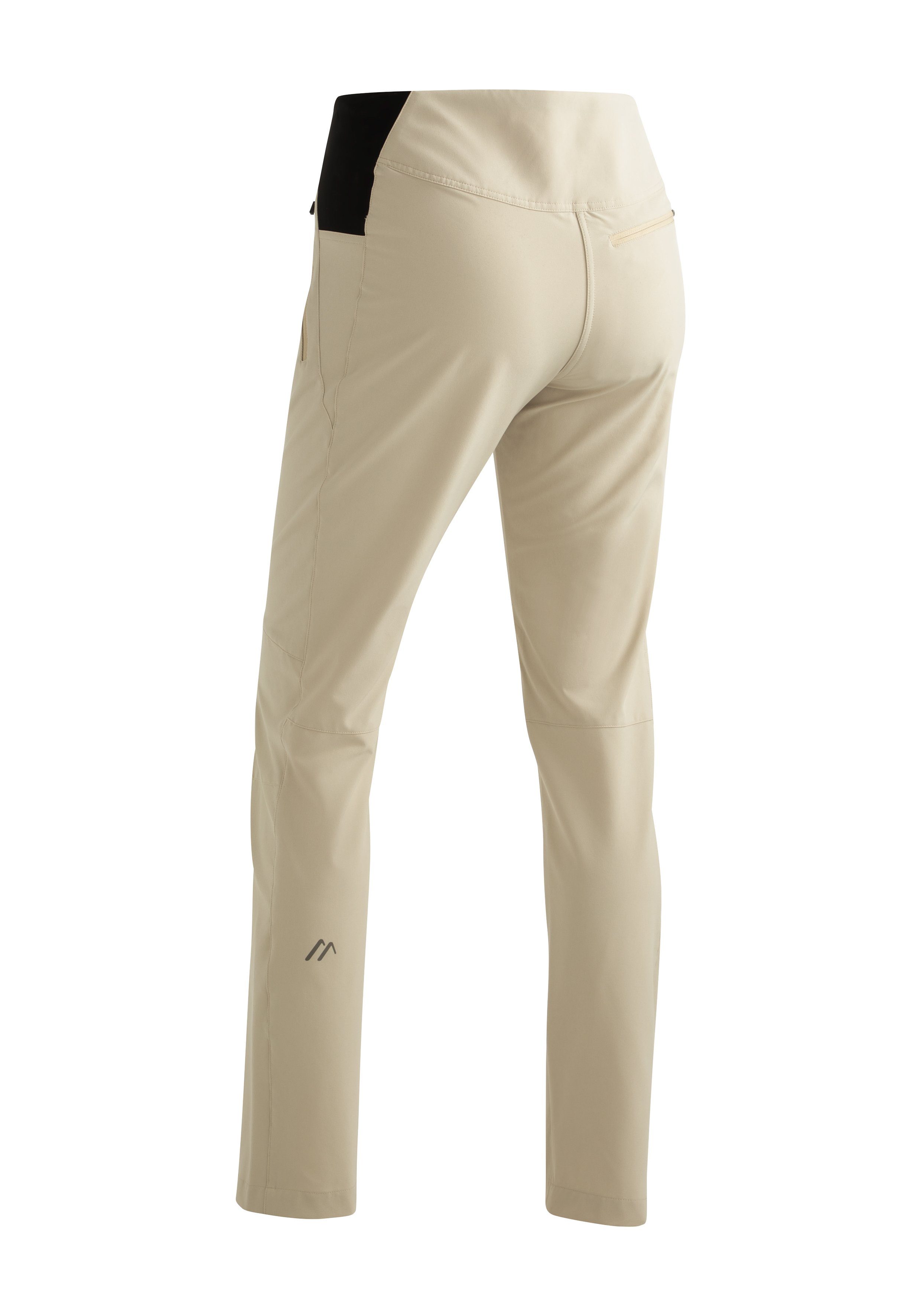 Maier Sports Outdoorbroek Latit Slim Vario W Dames wandelbroek, lange outdoorbroek, trekkingbroek slim
