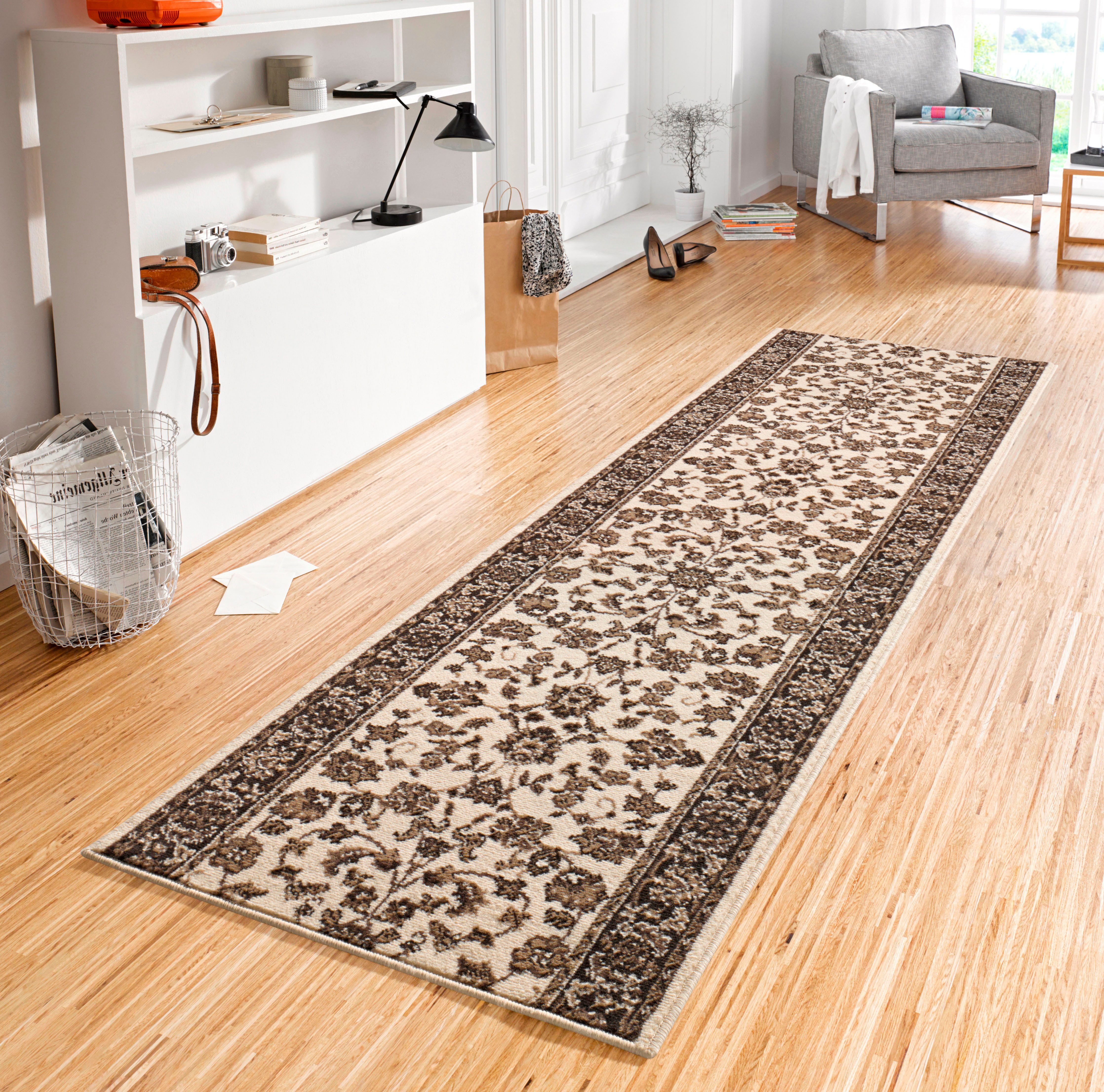 HANSE Home Loper Vintage Tapijtloper, korte pool, Orient, vintage, retro, gang, slaapkamer lopers maat 80x450 cm beige