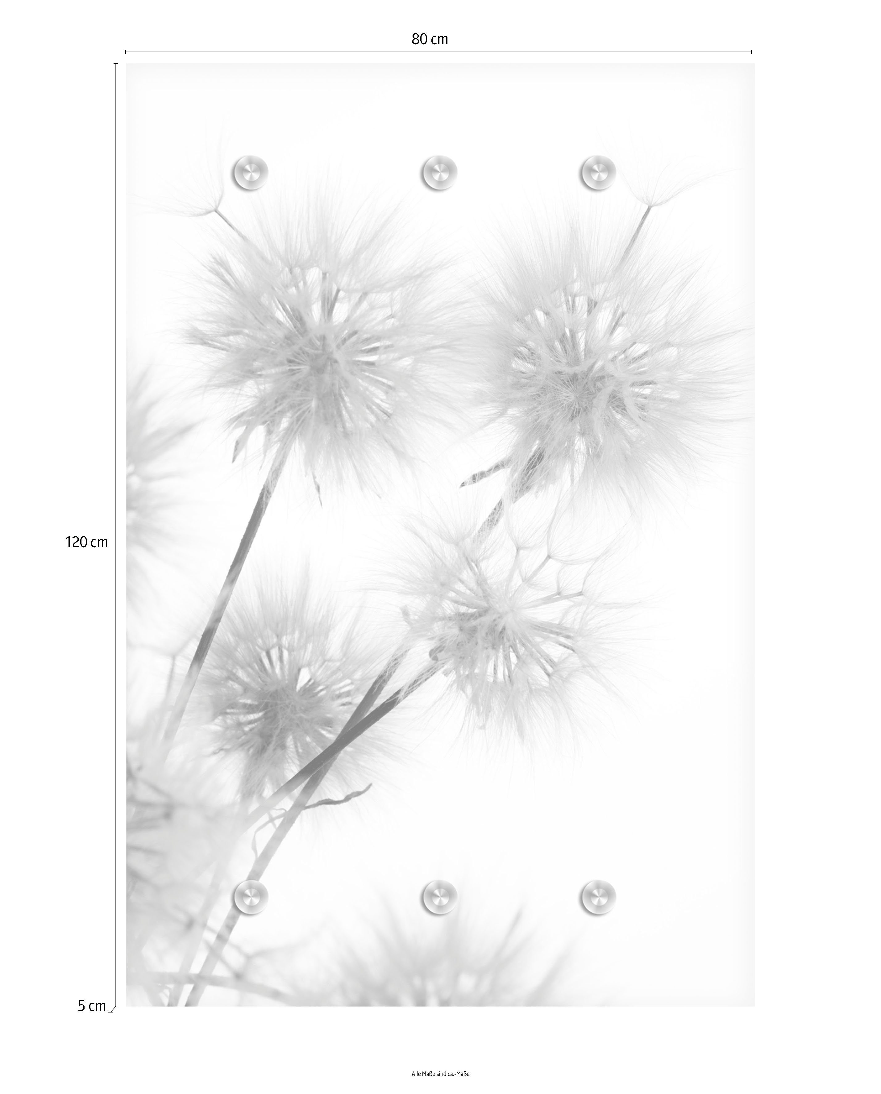queence Kapstok Pluizenbol met 6 haken, 80 x 120 cm