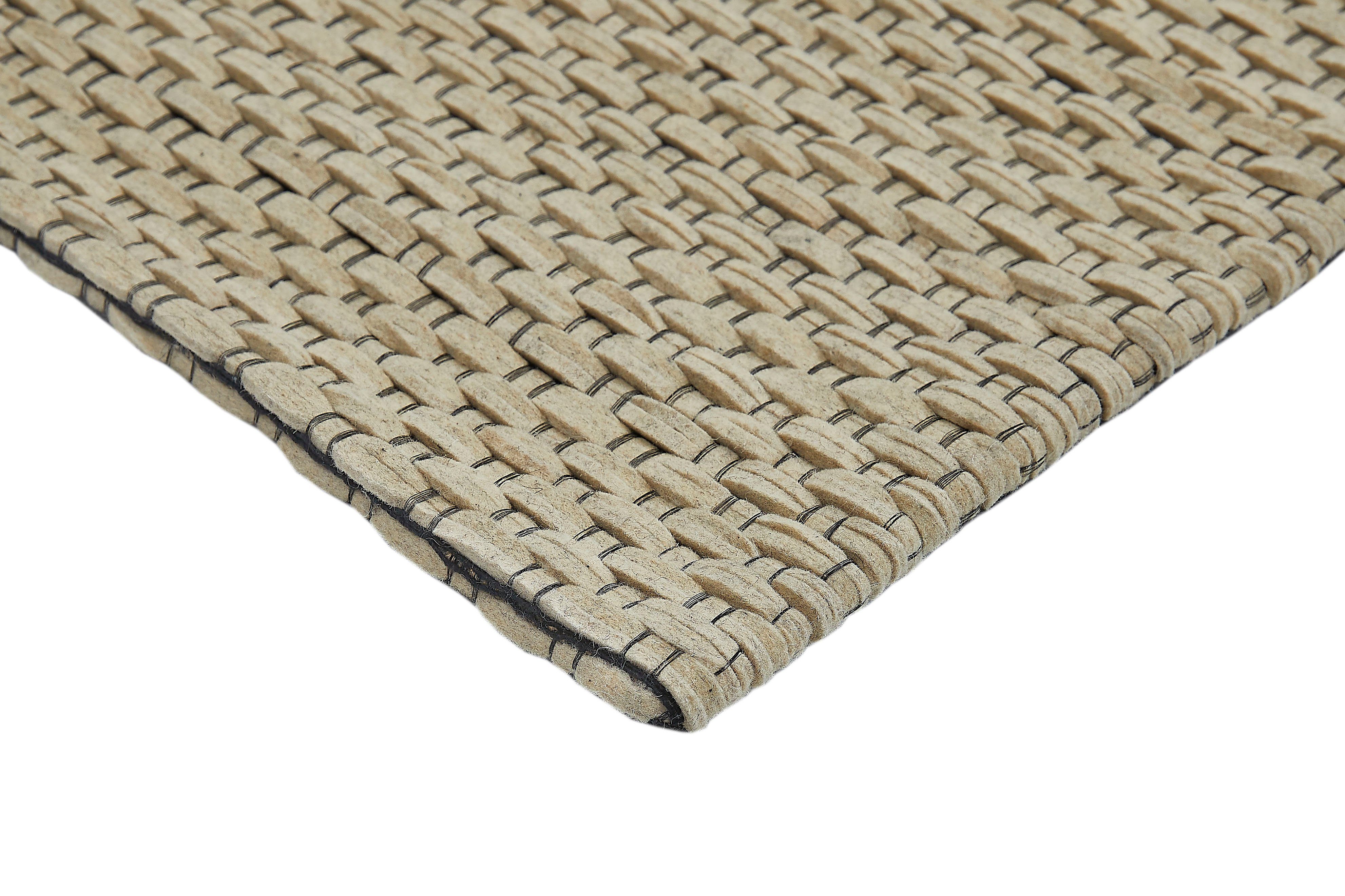 LUXOR living Wollen kleed Nora Handgeweven kleed, platweefsel, met de hand geweven, zuivere wol