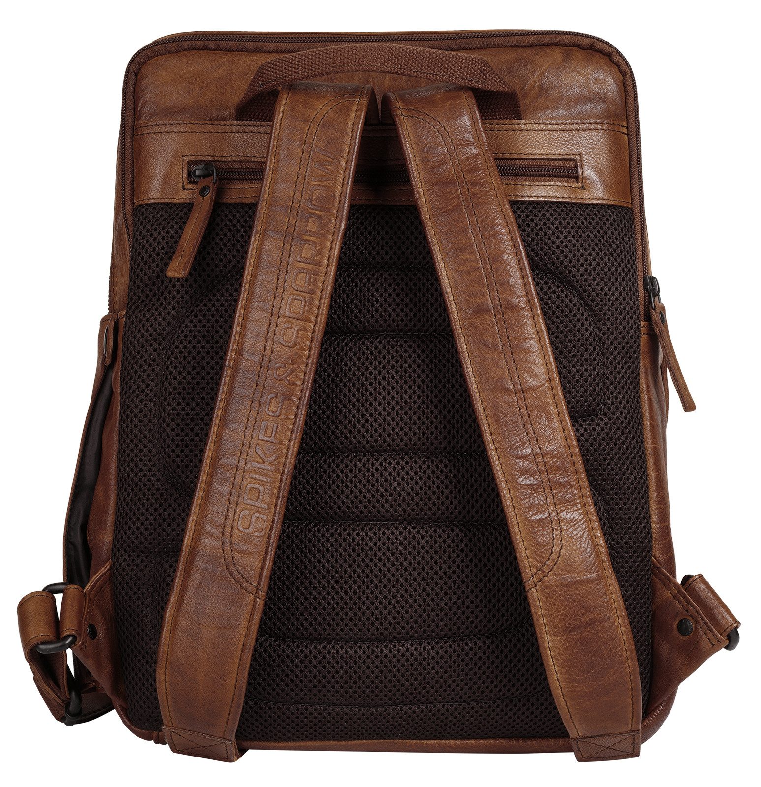 Spikes & Sparrow Laptoprugzak echt leder