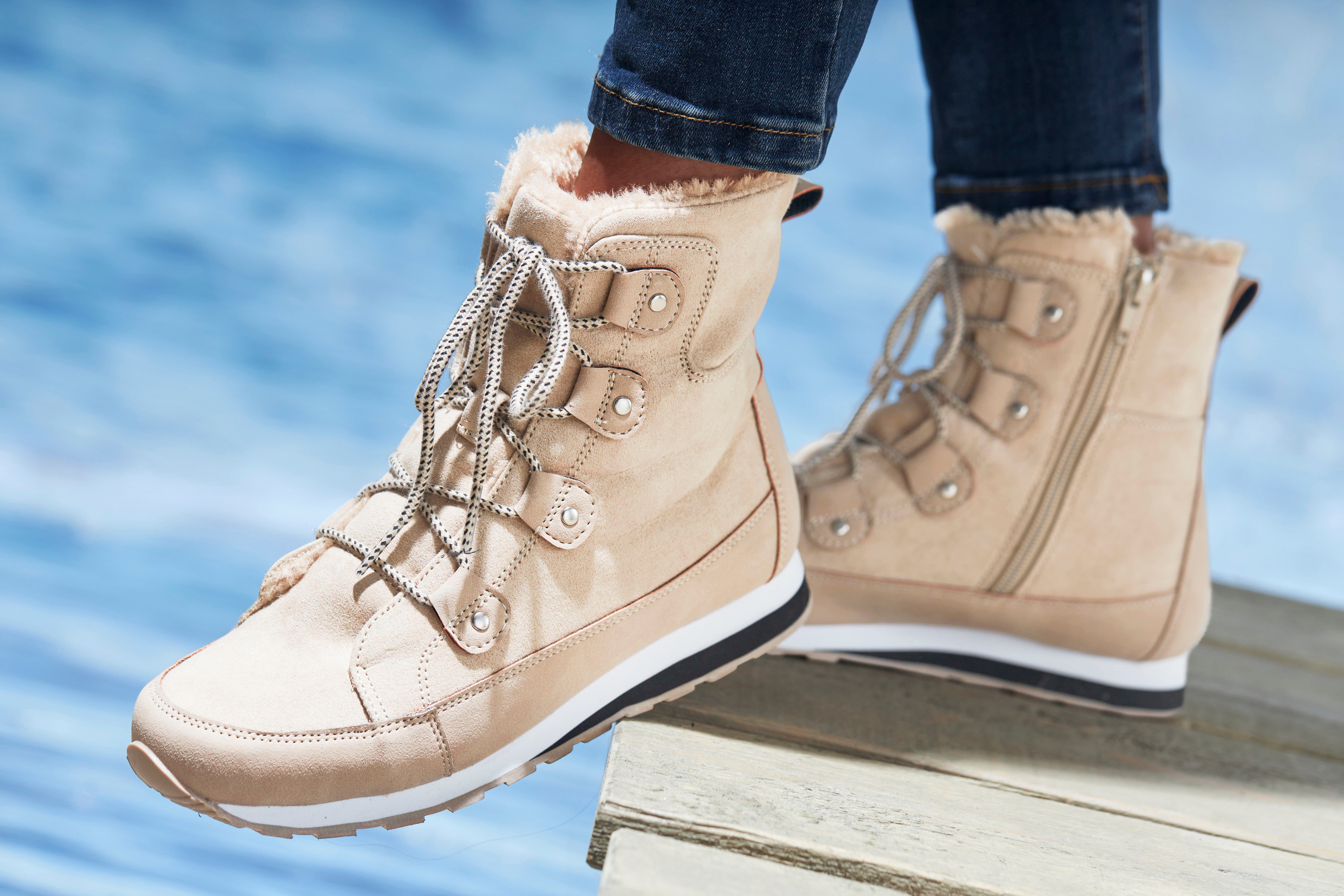 Vivance Laarsjes met warm voering, winterlaarzen, laarzen, boots vegan