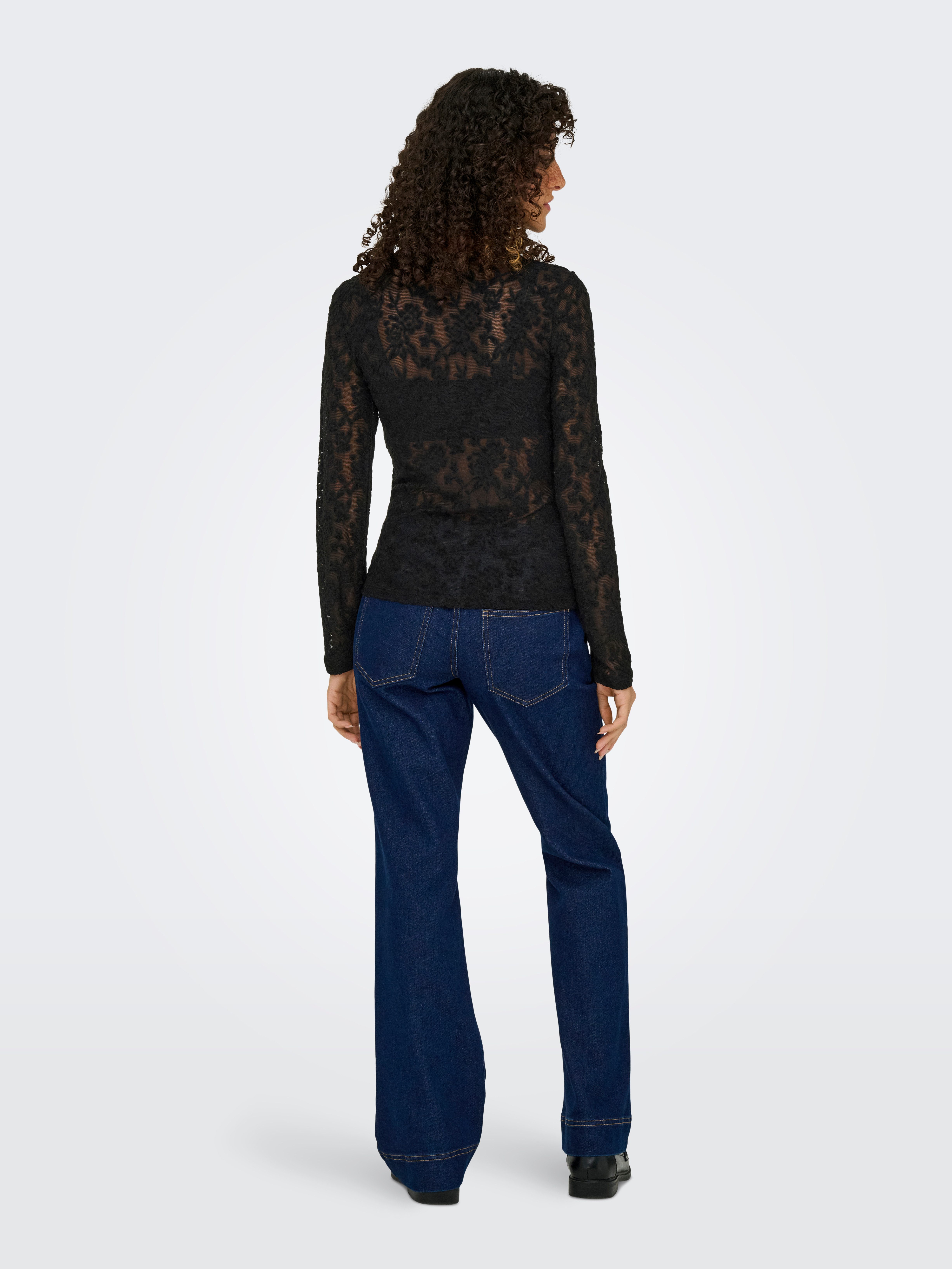 Only Shirt met lange mouwen ONLBLAISE L/S TOP JRS
