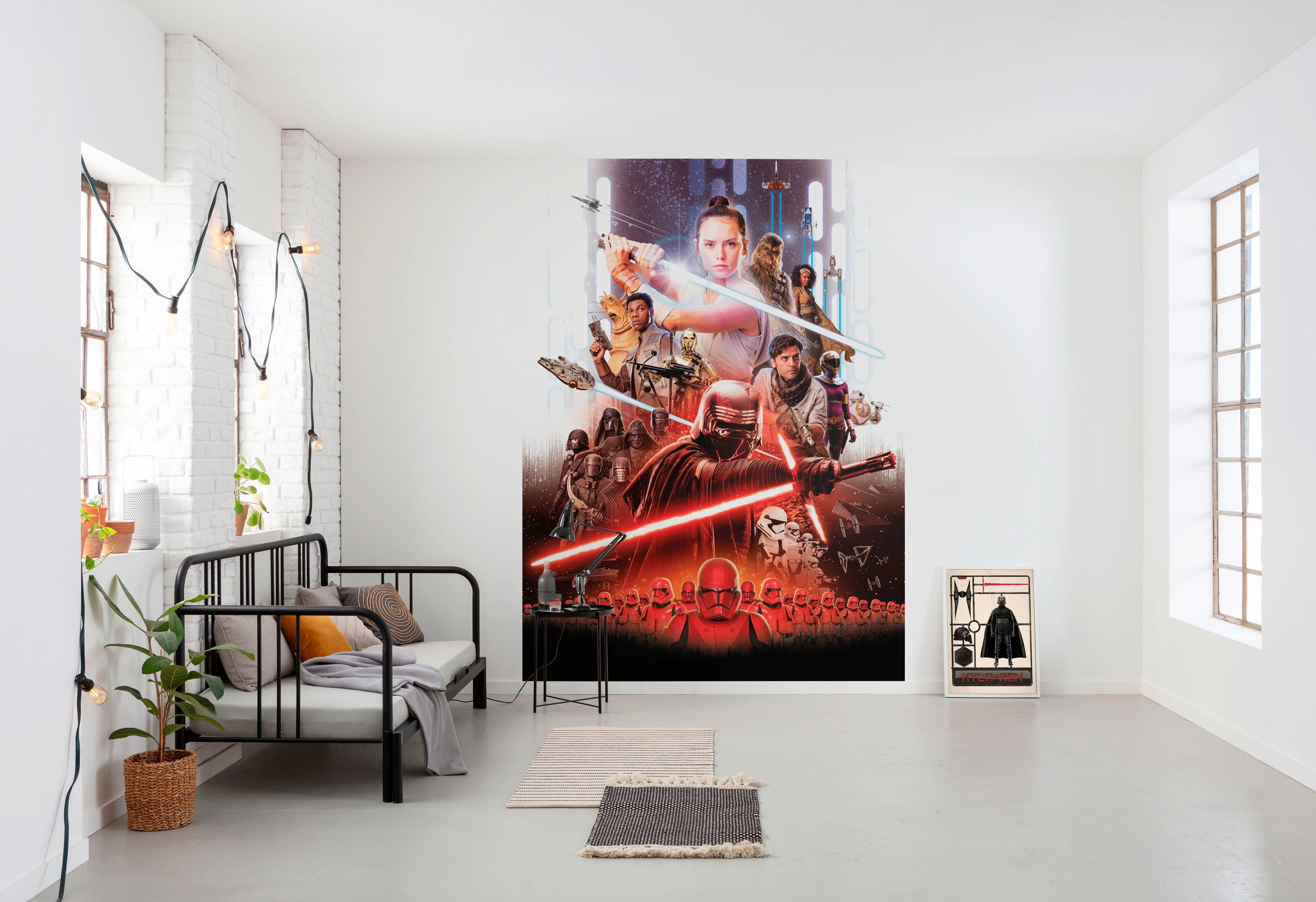 Komar Fotobehang STAR WARS EP9 Movie Poster Rey - Afmeting 184 x 254 cm (set)
