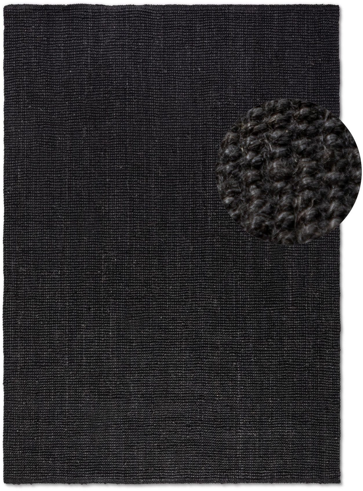 HANSE Home Vloerkleed Jaipur jute tapijt, als loper en rond 100% natuurlijke vezel, duurzaam, woonkamer, eetkamer, slaapkamer, grs