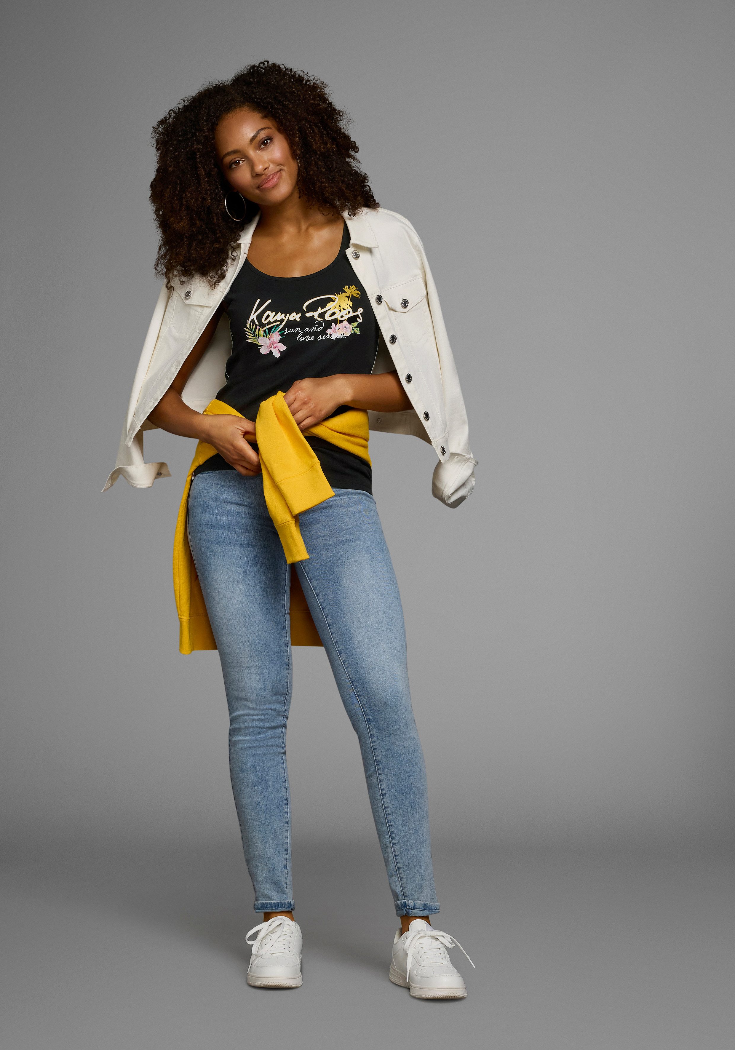 KangaROOS Tanktop met elegante frontprint