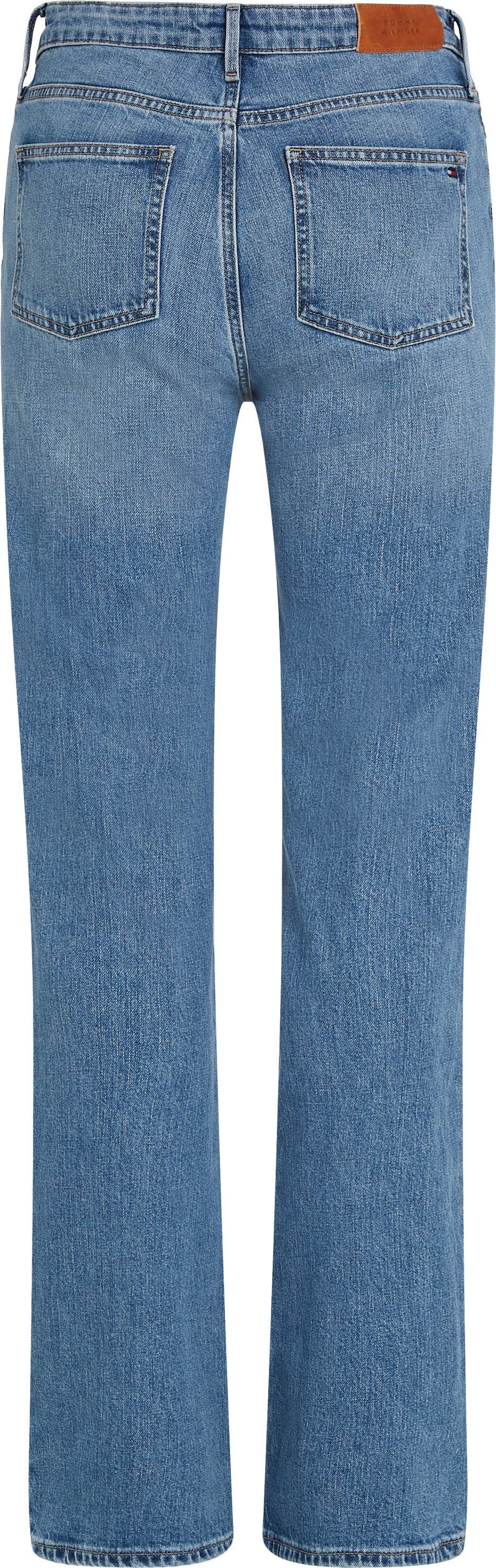 Tommy Hilfiger Bootcut jeans BOOTCUT REGULAR WAIST gemiddelde normale taillehoogte, met persplooien, met studs
