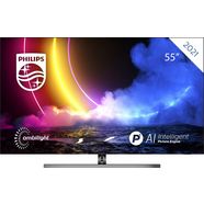 philips oled-tv 55oled856-12, 139 cm - 55 ", 4k ultra hd, android tv - smart tv zilver