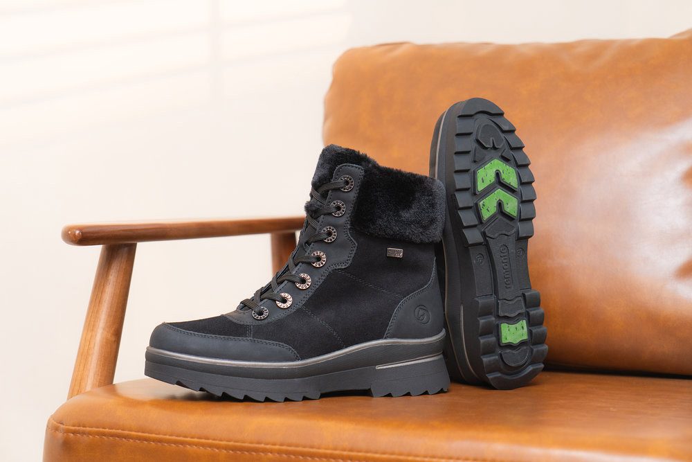 Remonte Winterlaarsjes Fiber Grip Winterlaarzen, outdoorboots met waterafstotend TEX-membraan