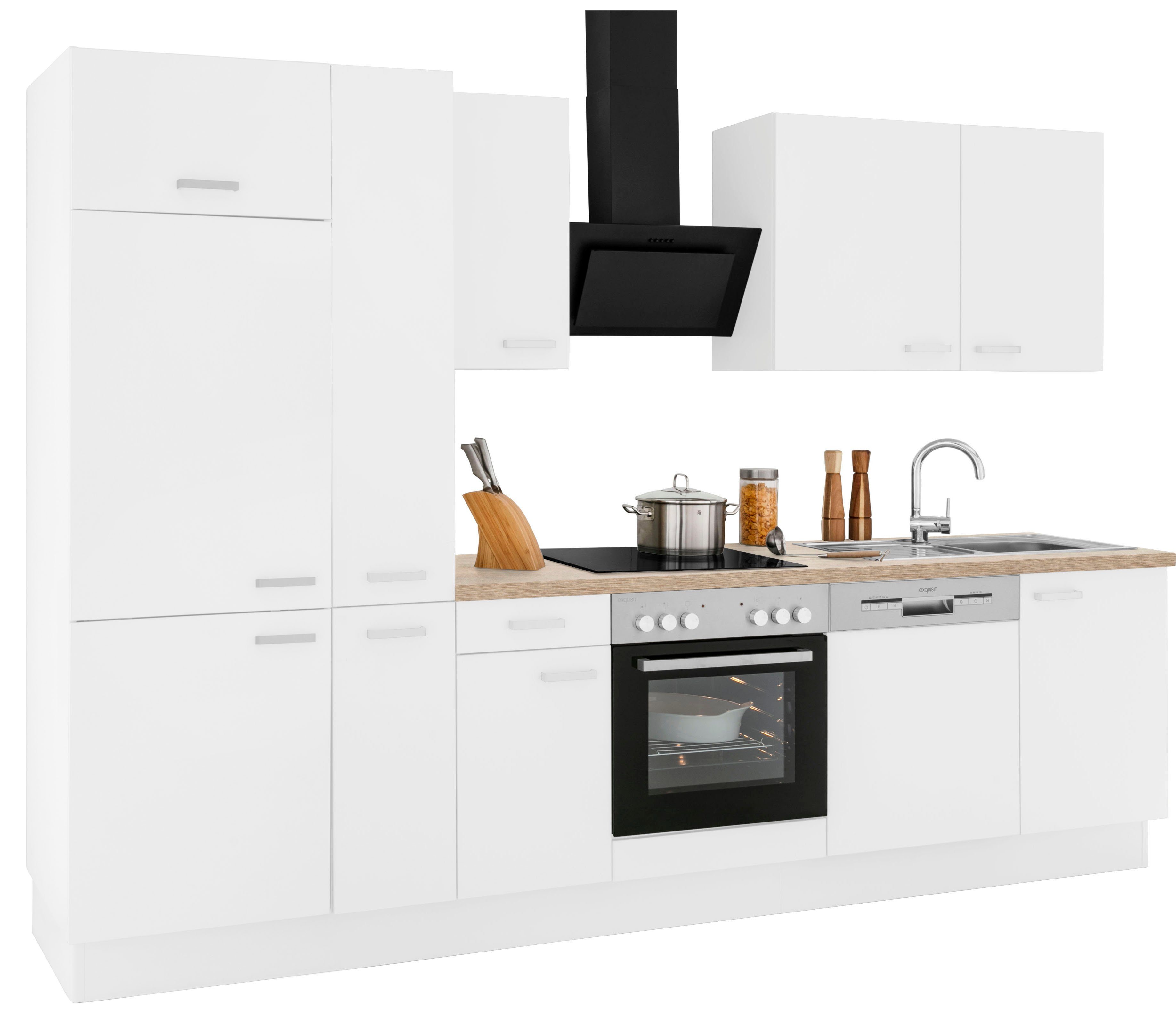 OPTIFIT Keukenblok Parma zonder elektrische apparaten, breedte 300 cm