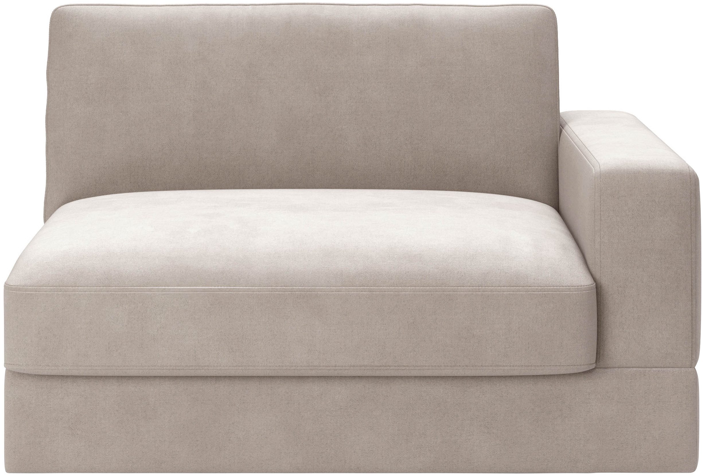 RAUM.ID 1,5-zits Innovid Modern modulair bekledingsprogramma xxl fauteuils maat Luxe-microvezel Euphoria beige