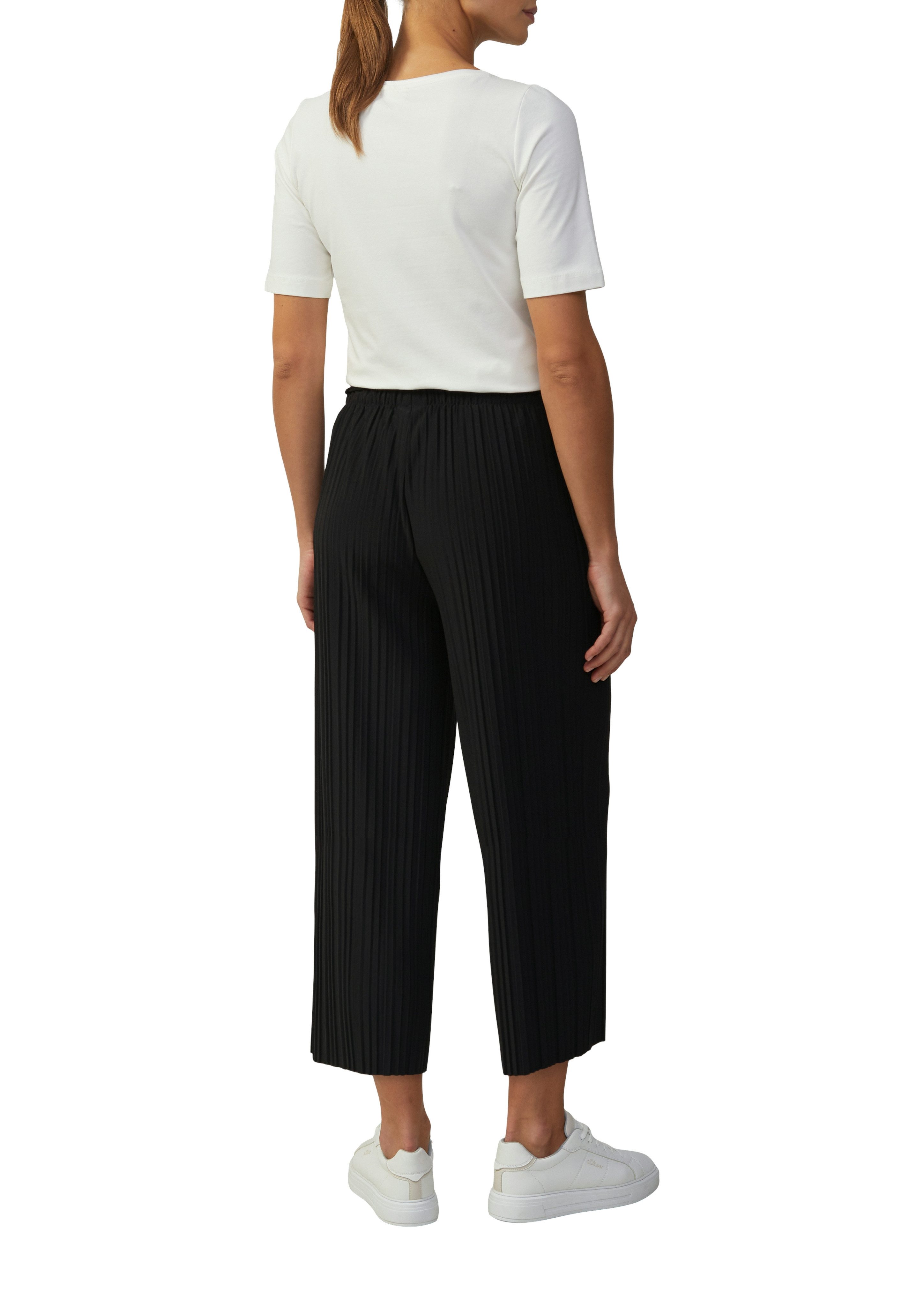 s.Oliver BLACK LABEL Stoffen broek met wide leg
