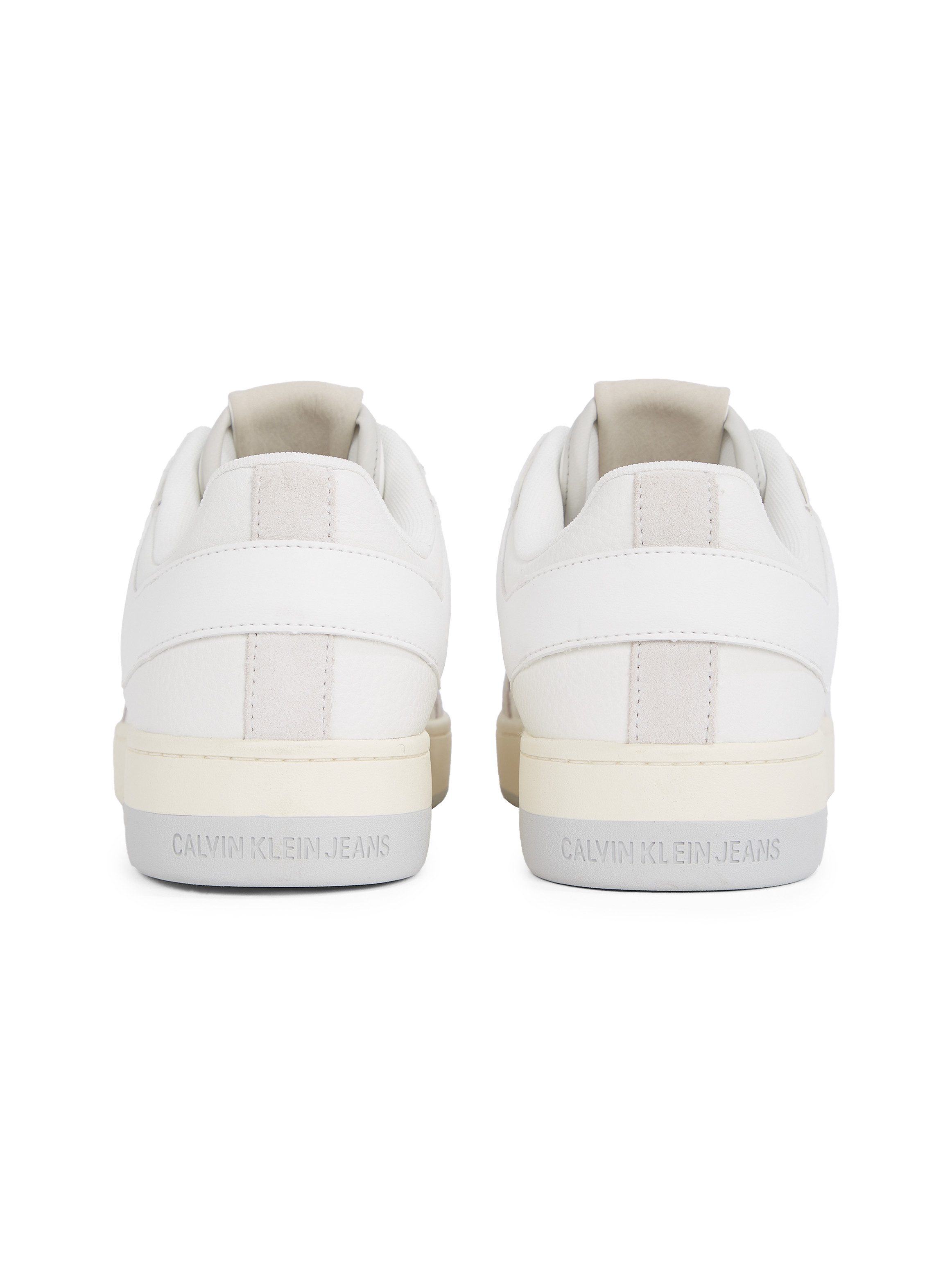 Calvin Klein Sneakers BASKET CUP LOW LACEUP LTH MIX , basket-sneaker, veterschoen, halfschoen, vrijetijdsschoen met ck-logo