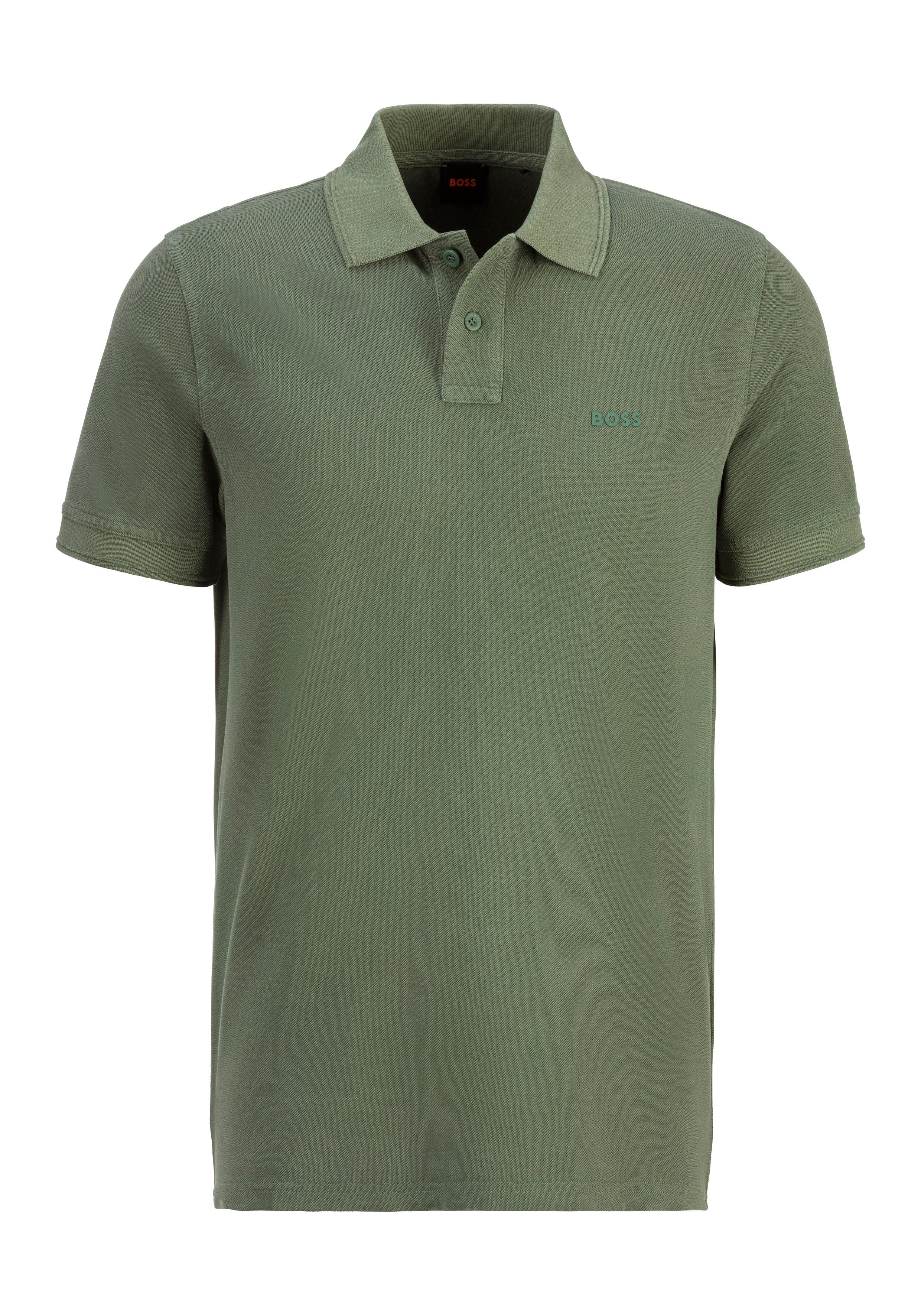 Boss Orange Regular fit poloshirt met labelprint model 'Prime'