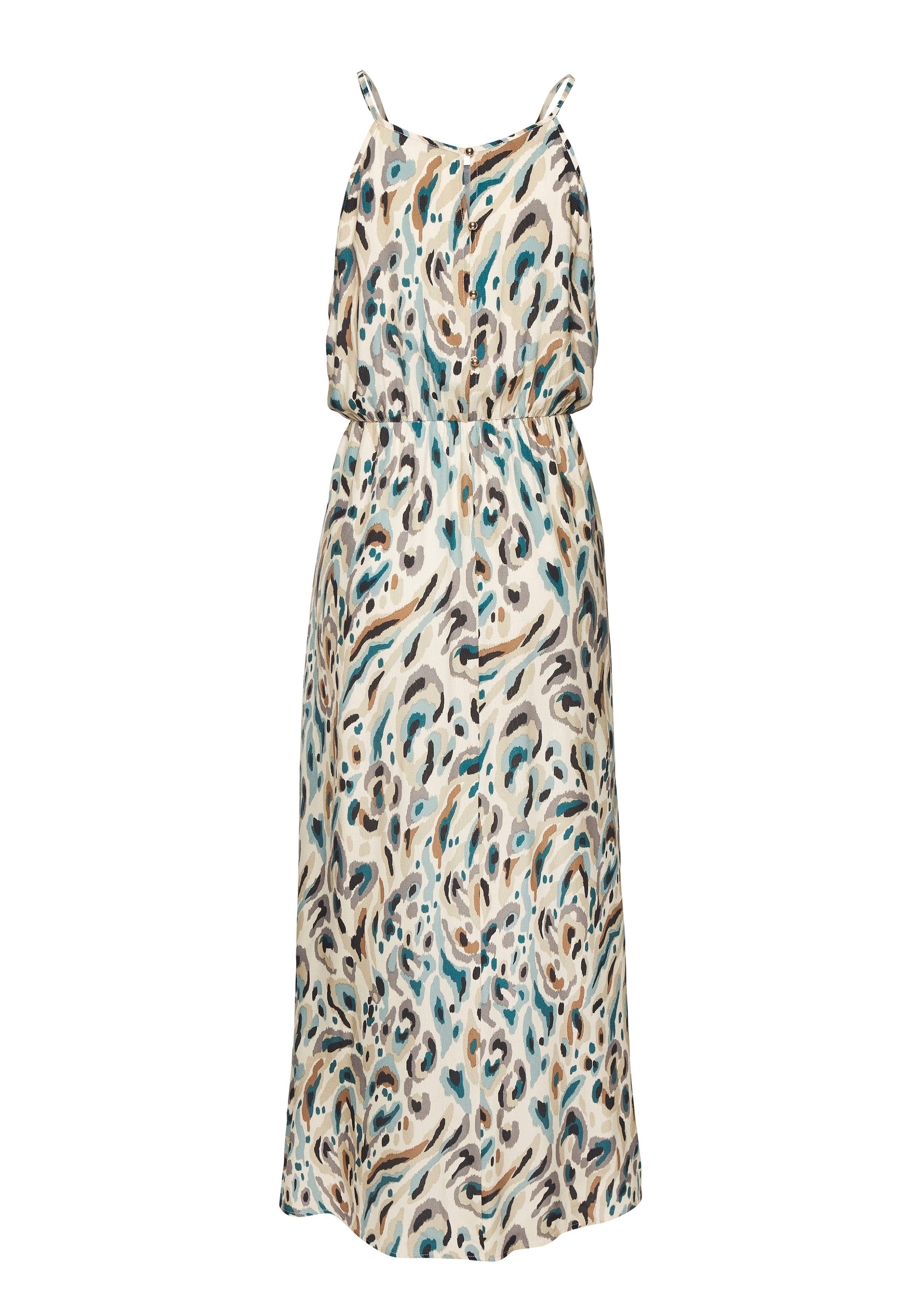 Lascana Maxi-jurk van geweven viscose lichte zomerjurk met aloverprint