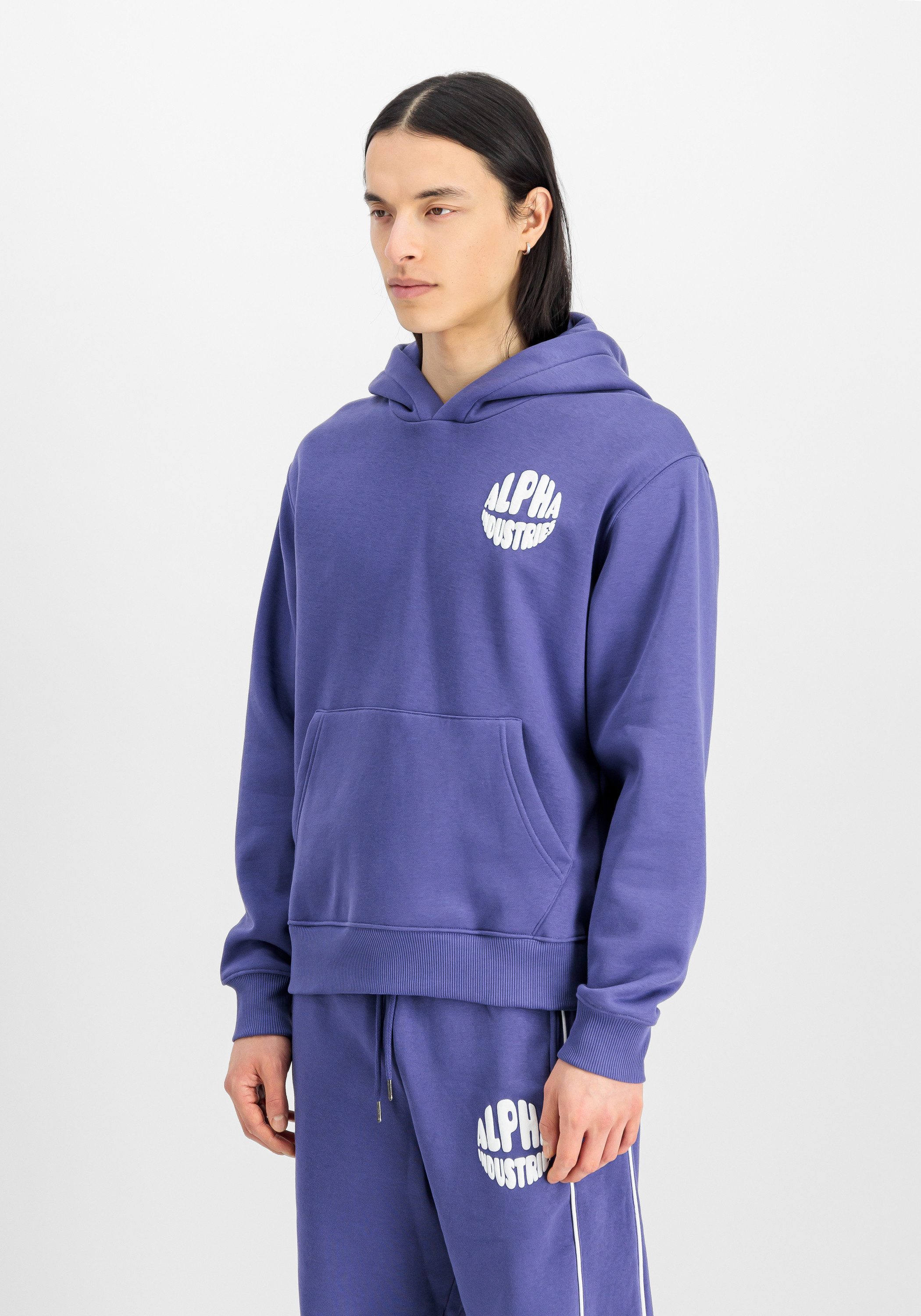 Alpha Industries Hoodie Logo Hoodie Backprint