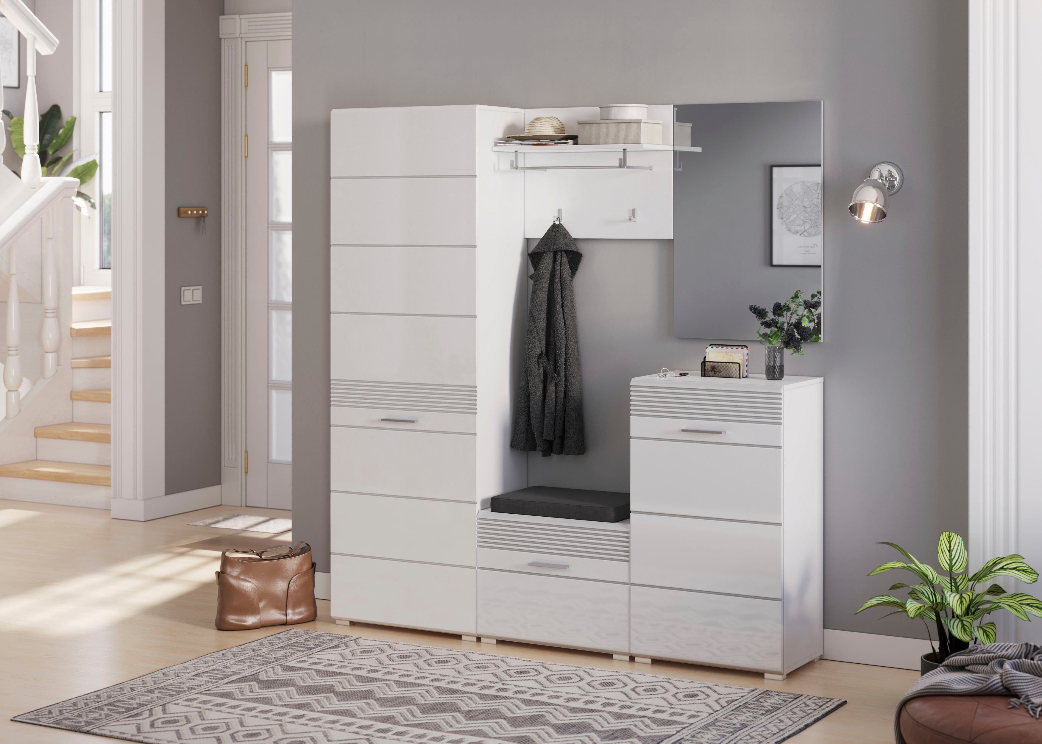 INOSIGN Zitbank Malmö, Breedte 60 cm, 1 Deur, 2 Vakken, hoogwaardige MDF Front