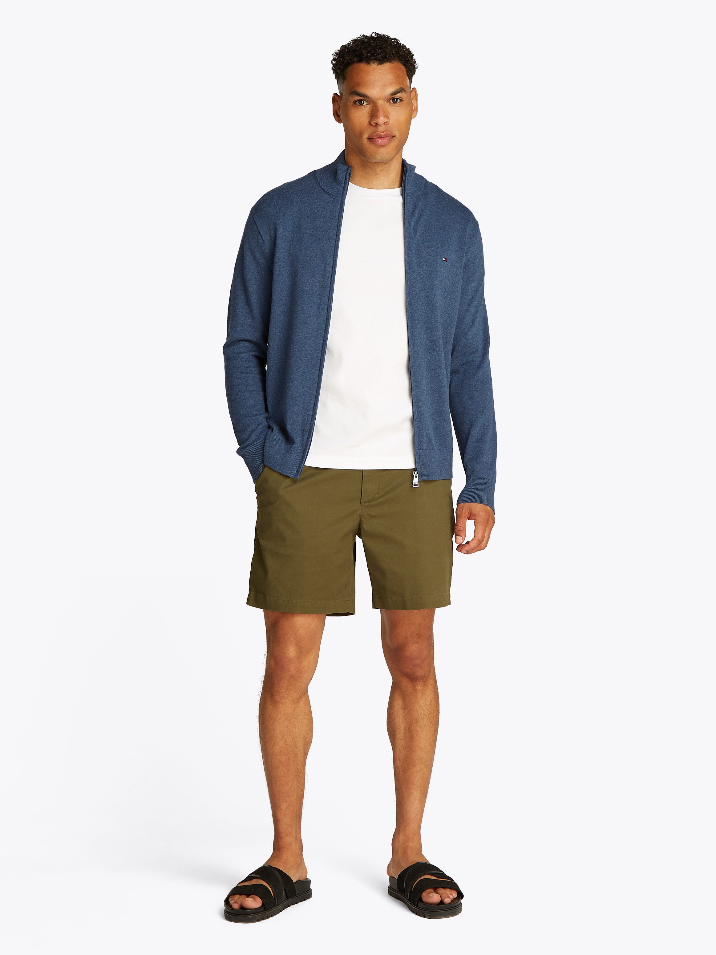 Tommy Hilfiger Vest ESSENTIAL COTTON ZIP THRU