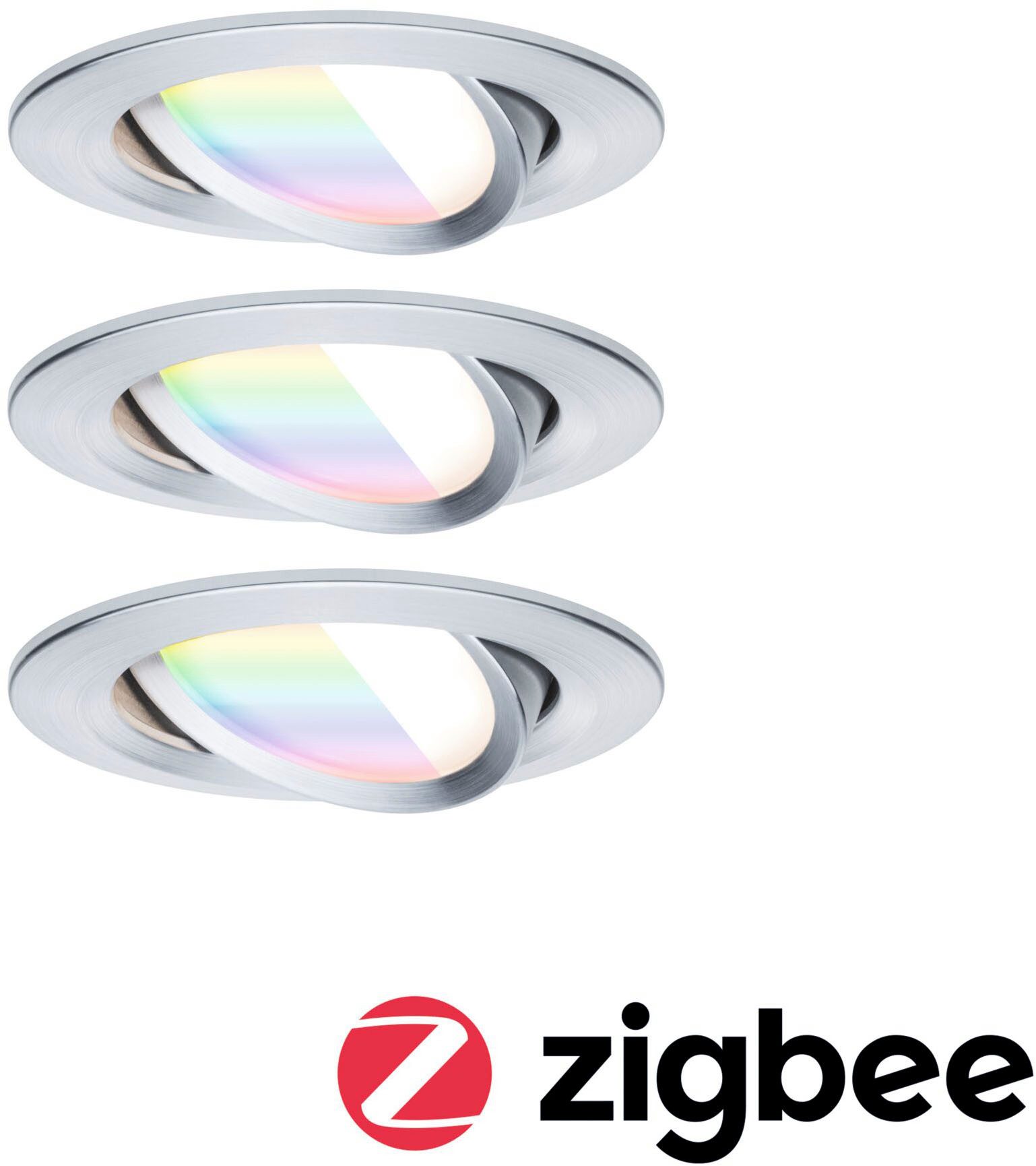Paulmann Ledinbouwlamp LED inbouwlamp Nova Coin rond 84mm 50°