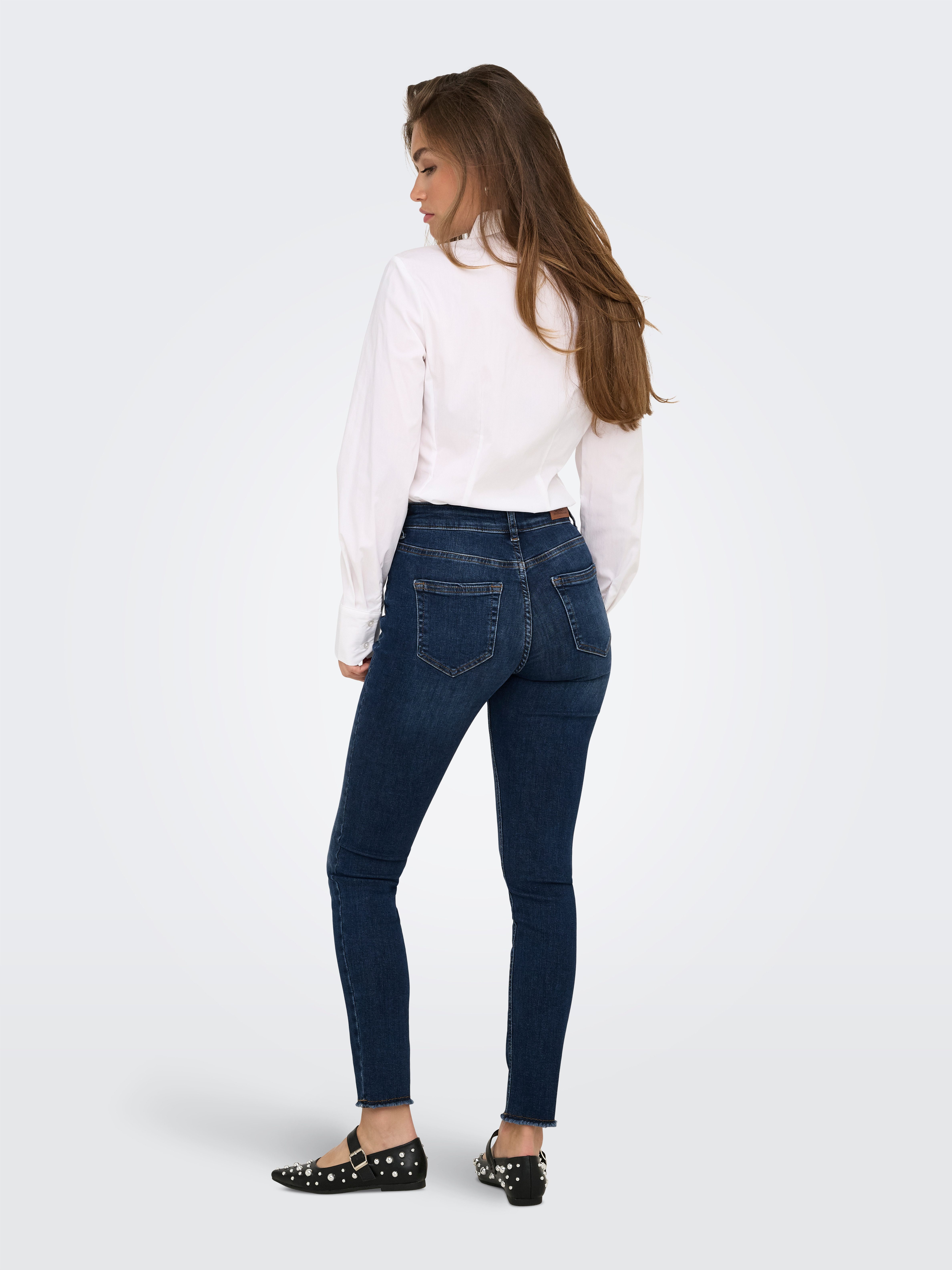 Only Skinny fit jeans ONLBLUSH MID SK ANK RW DNM REA082 NOOS