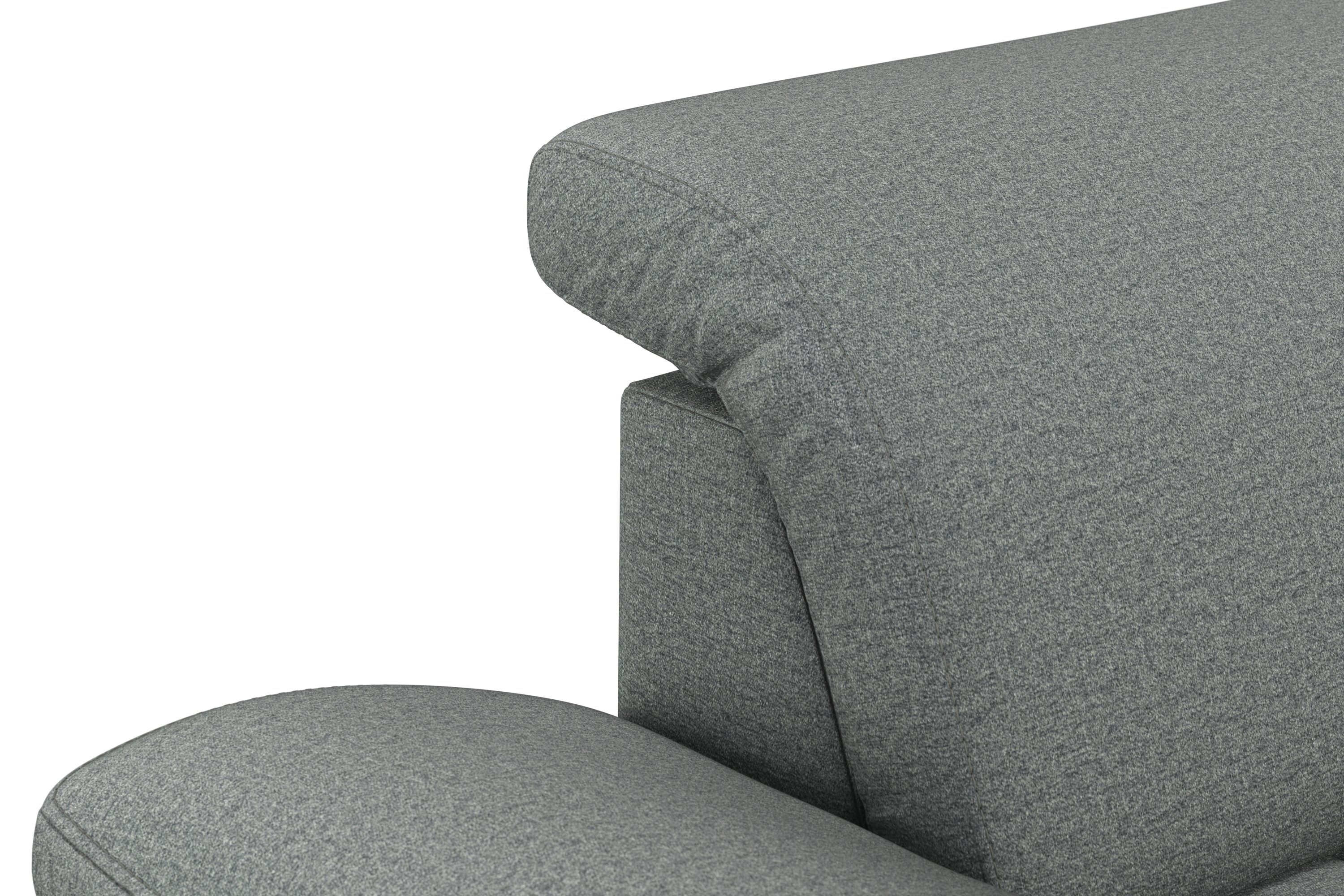 sit&more Hoekbank Cool L-vorm naar keuze met verstelbare hoofdsteun en uittrekzitting, motorisch