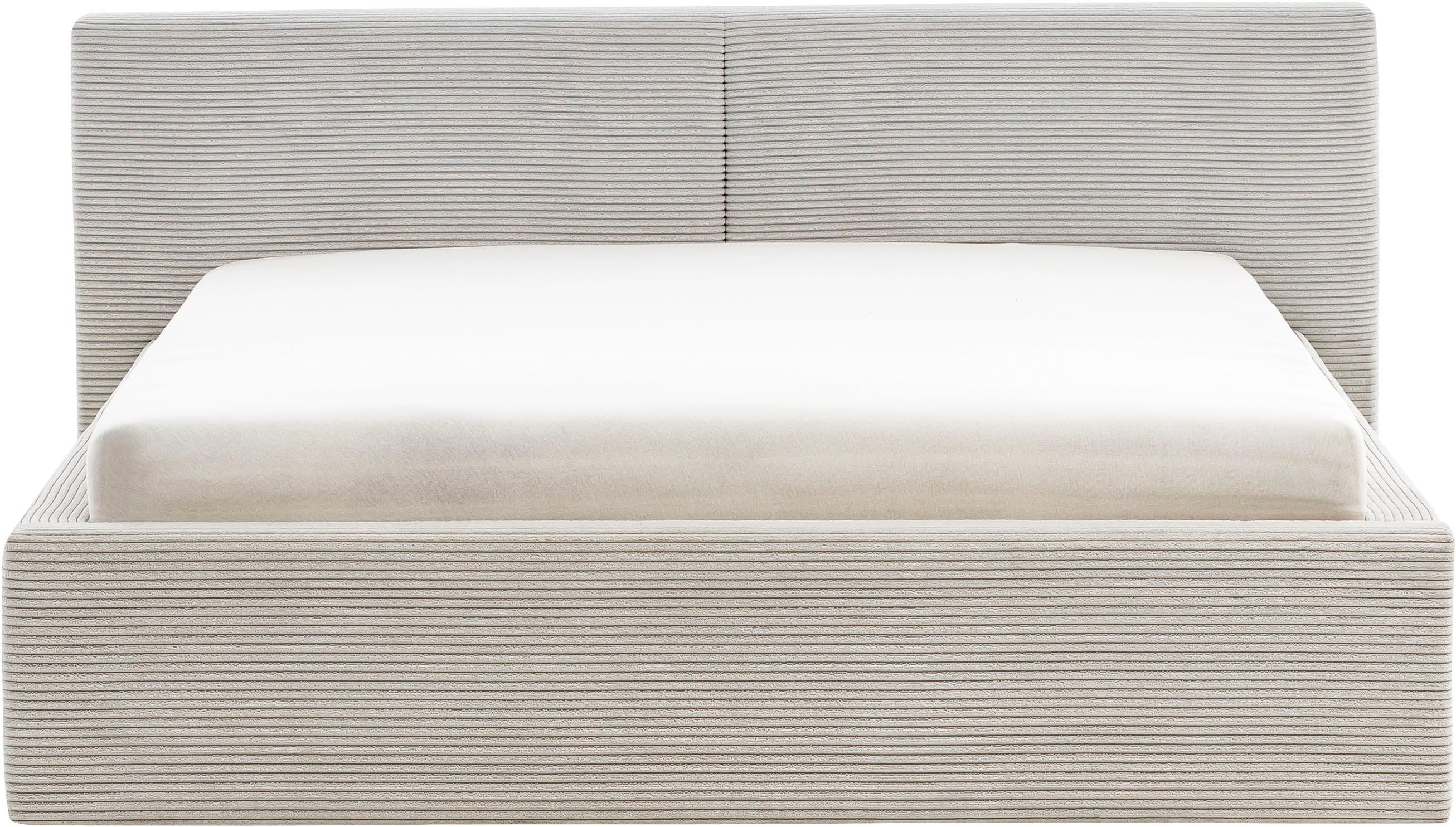 meise.möbel Gestoffeerd bed Cube optioneel met matras en bedlade