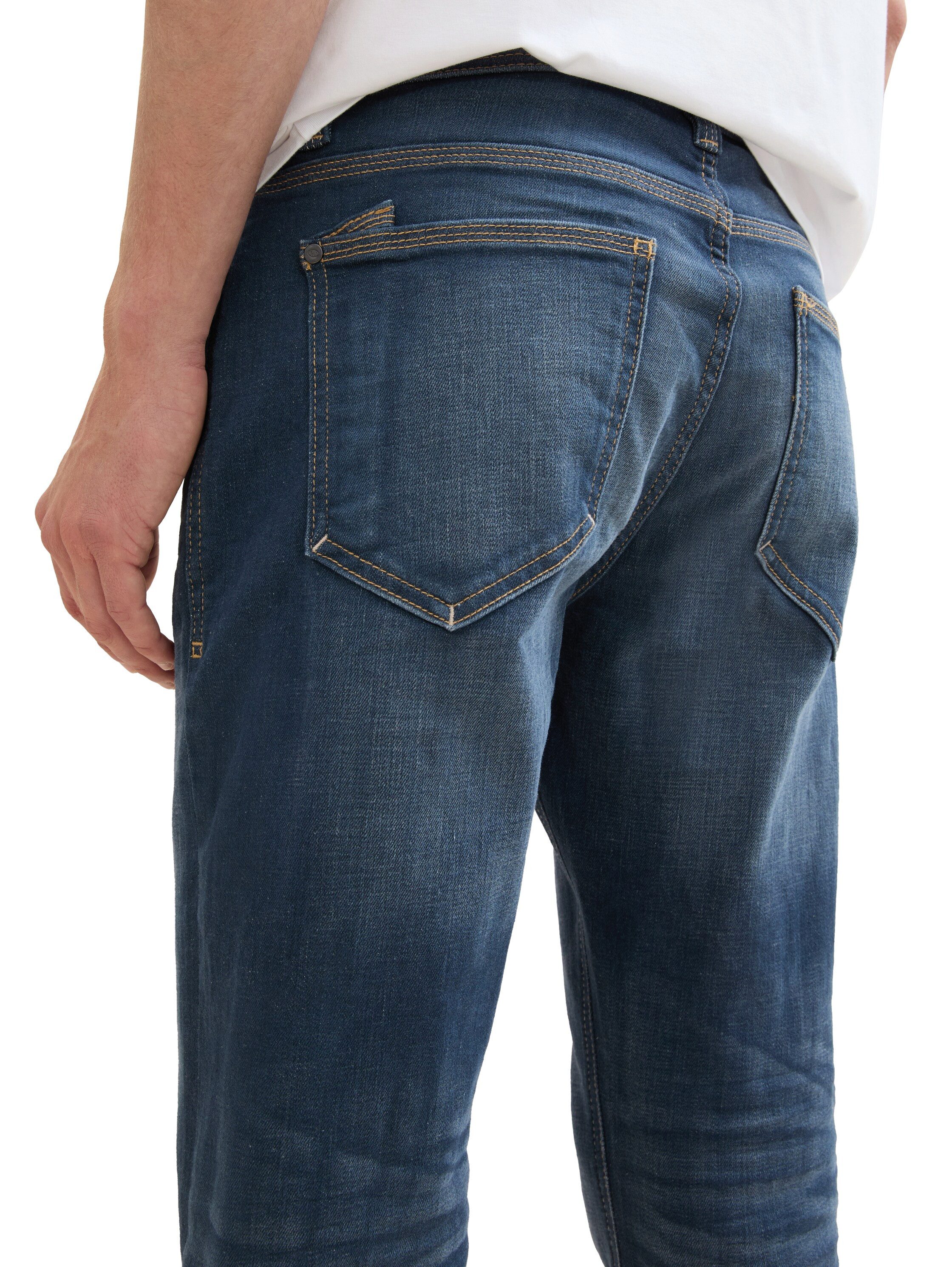 Tom Tailor Slim fit jeans Josh met bijzondere zakdetails