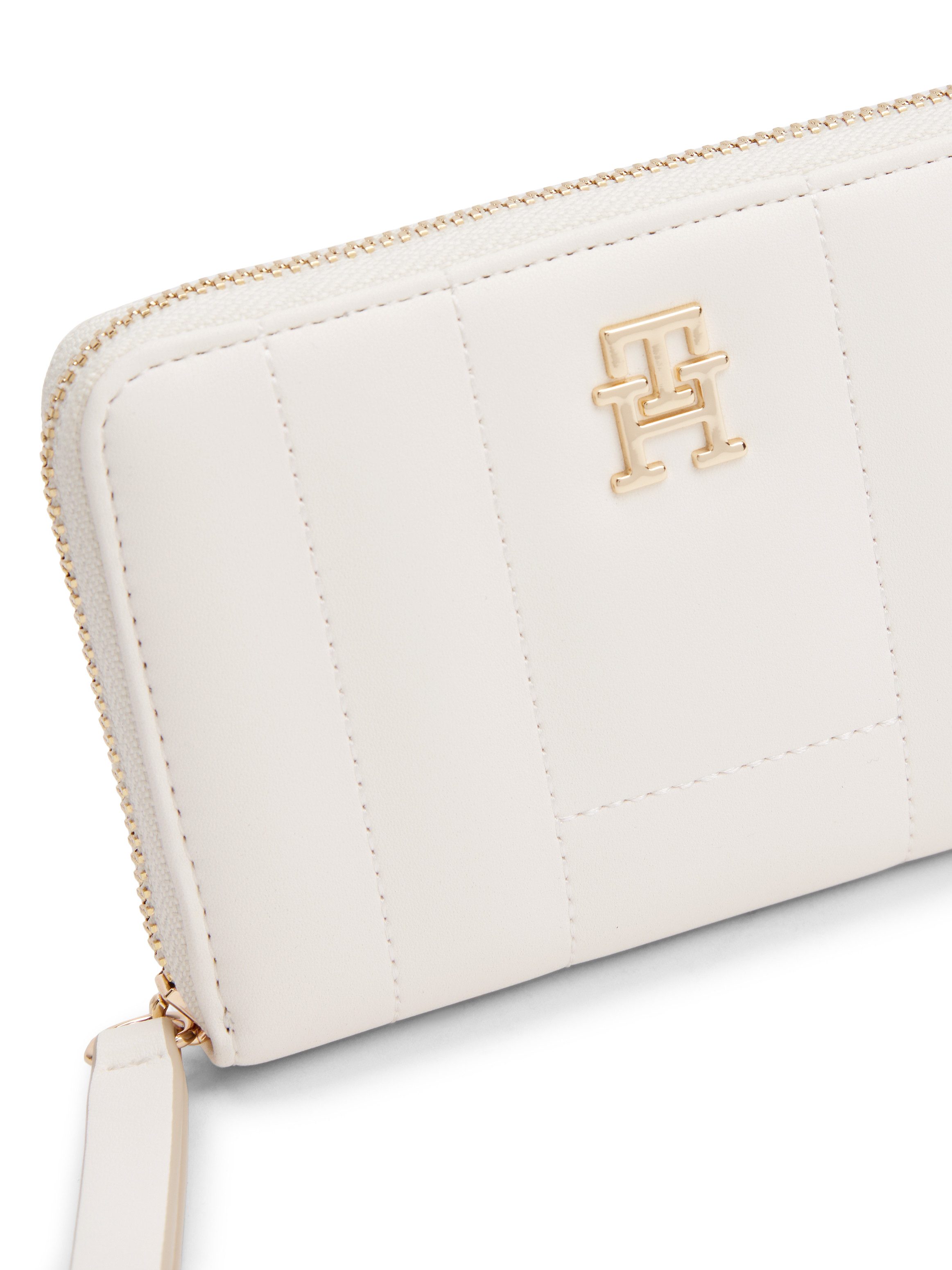 Tommy Hilfiger Portemonnee TH FEMININE MED ZA , dames portemonnee, portemonnee met th-sierstuk