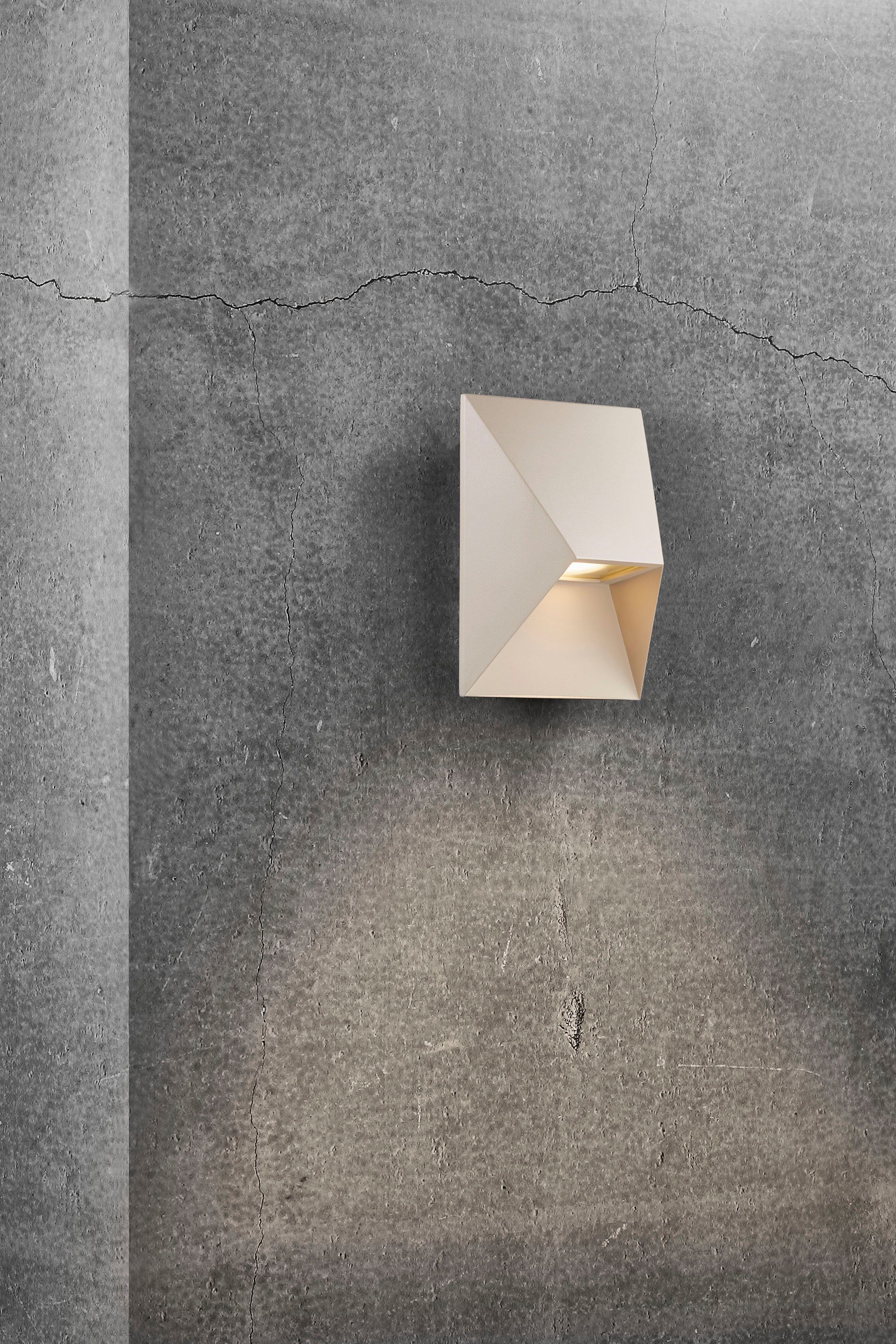 Nordlux Wandlamp voor buiten Pontio Architectonisch ontwerp, parallelschakeling mogelijk, elegante compacte afm (1 stuk)