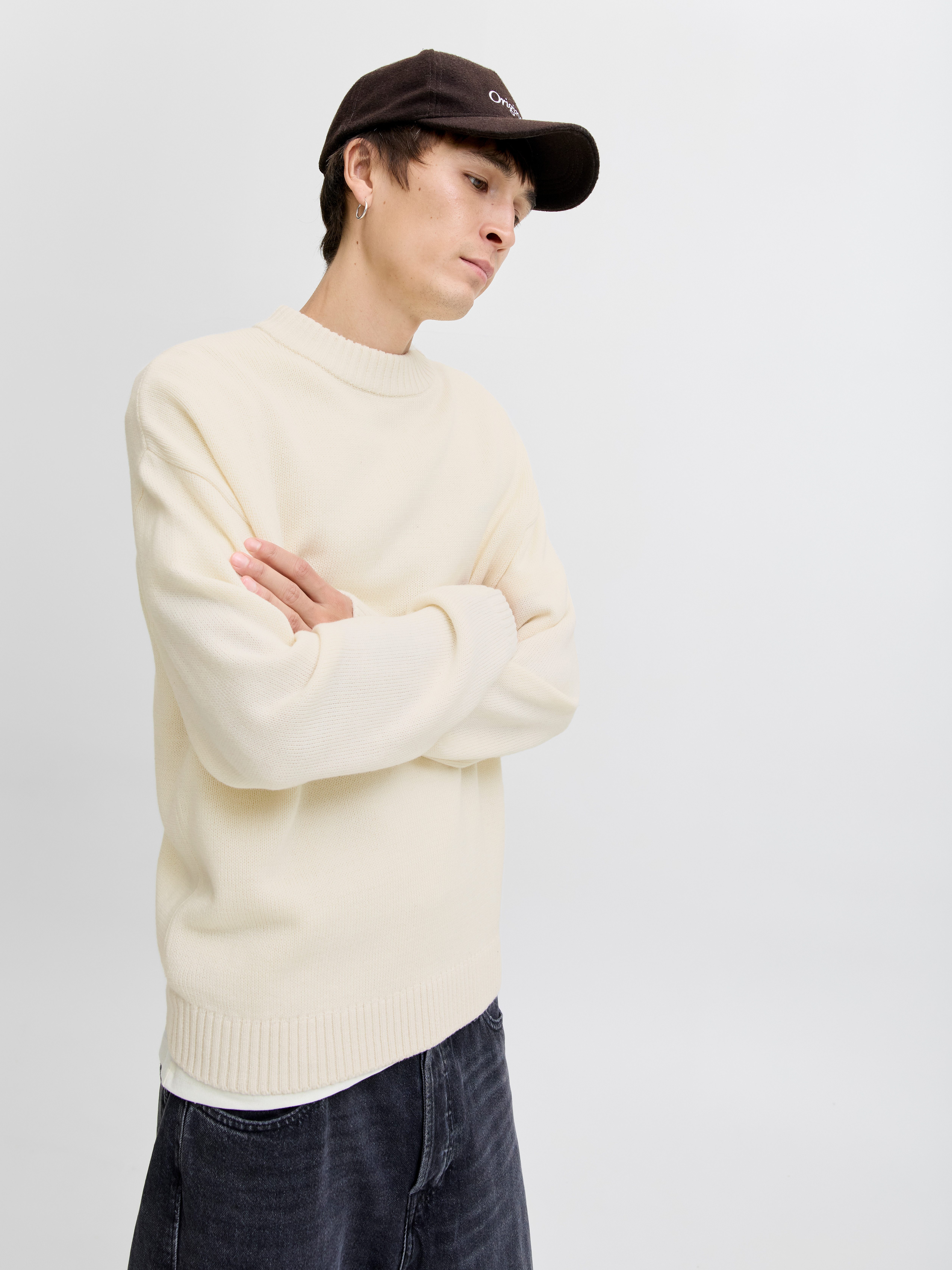 Jack & Jones Gebreide trui JJEURBAN JACK KNIT CREW NECK SN
