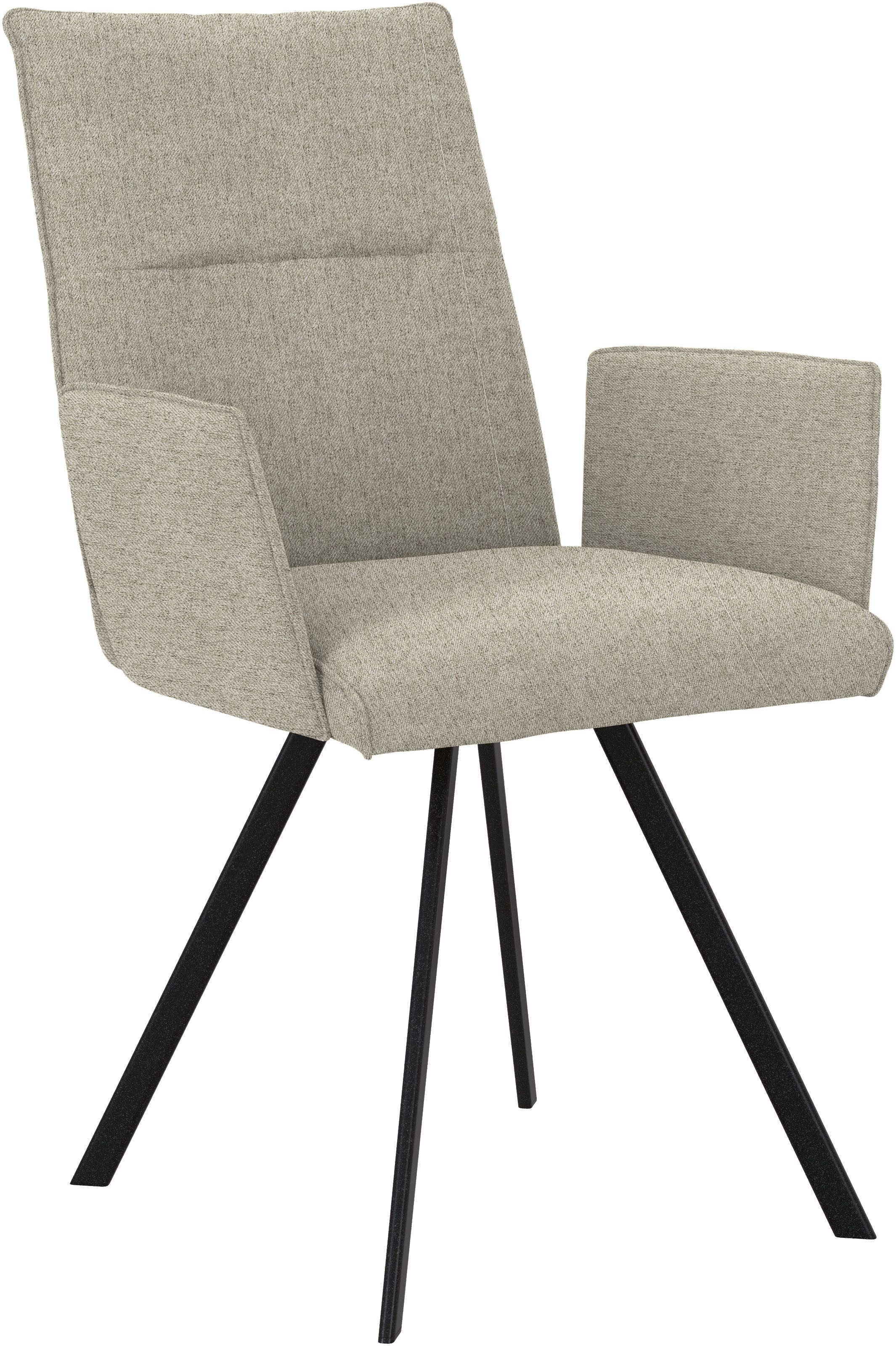 Home affaire Stoel met armleuningen Sava Metalen frame (set, 2 stuks)