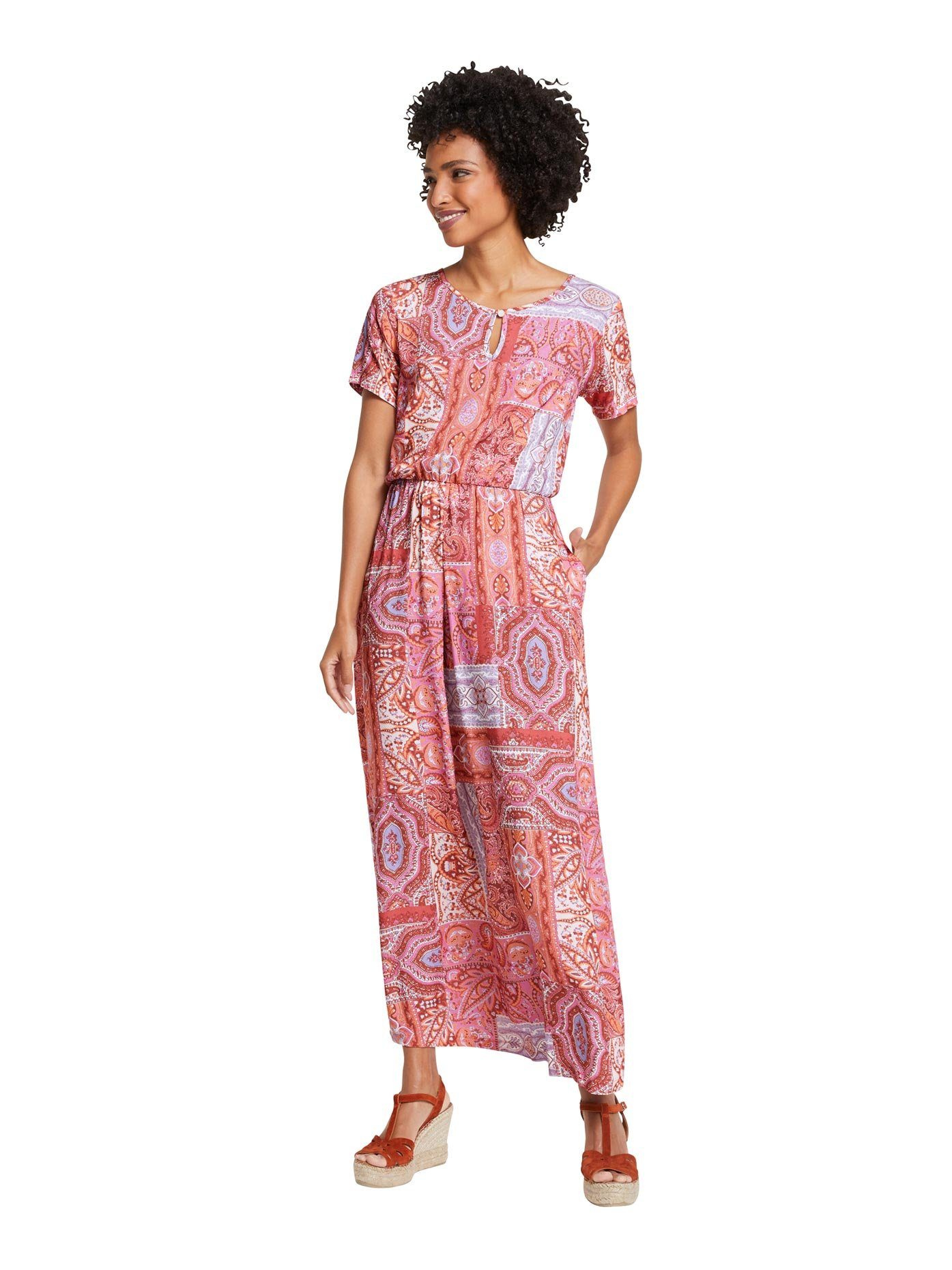 heine Maxi-jurk Gedessineerde jurk
