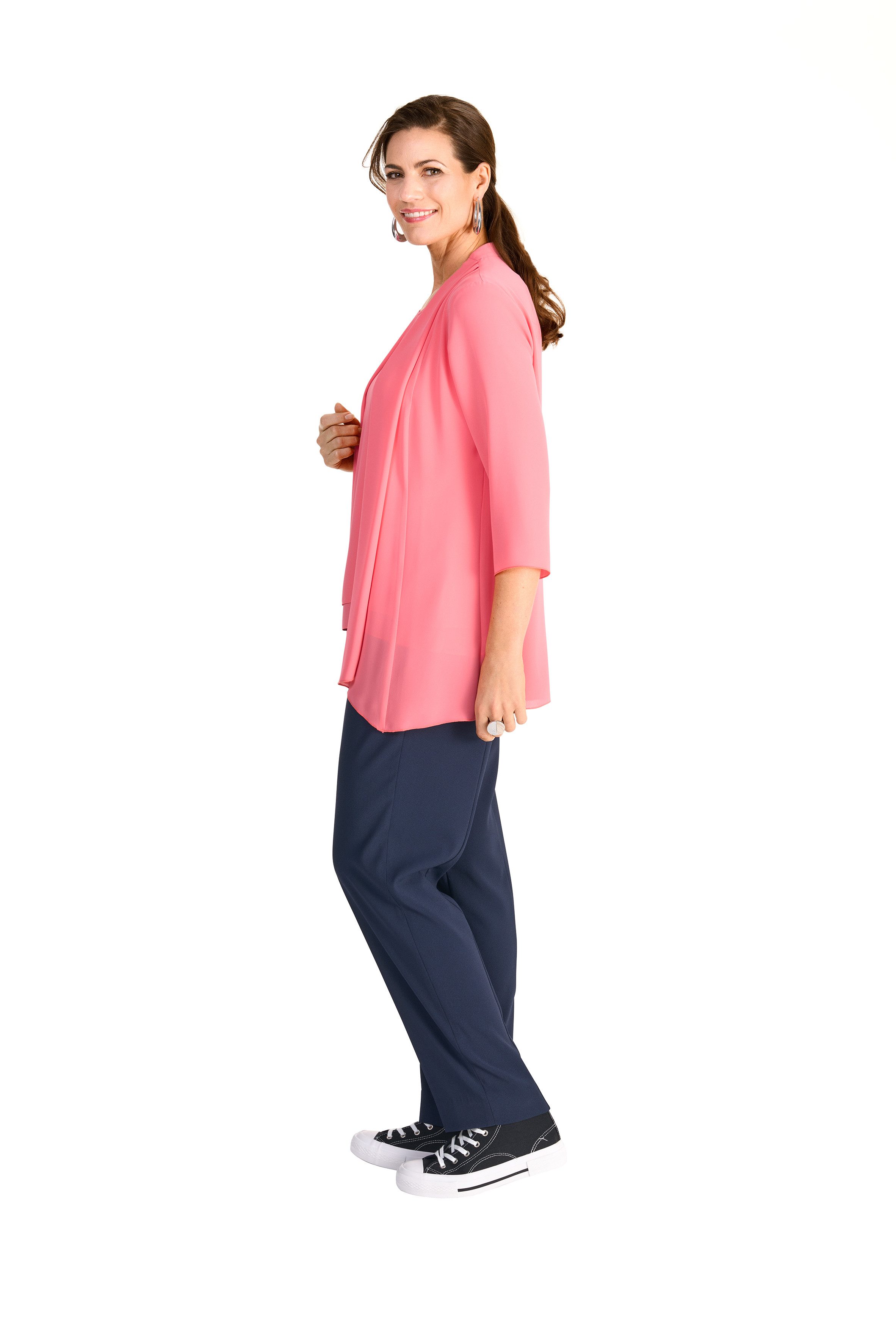 HERMANN LANGE Collection Blouseblazer in semi-transparante kwaliteit