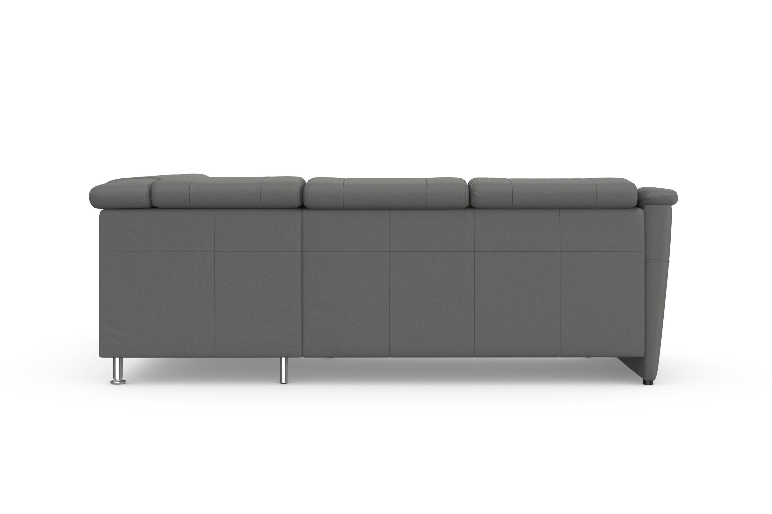 sit&more Hoekbank Freetown L-vorm met verstelbare hoofdsteun en comfortabele binnenvering