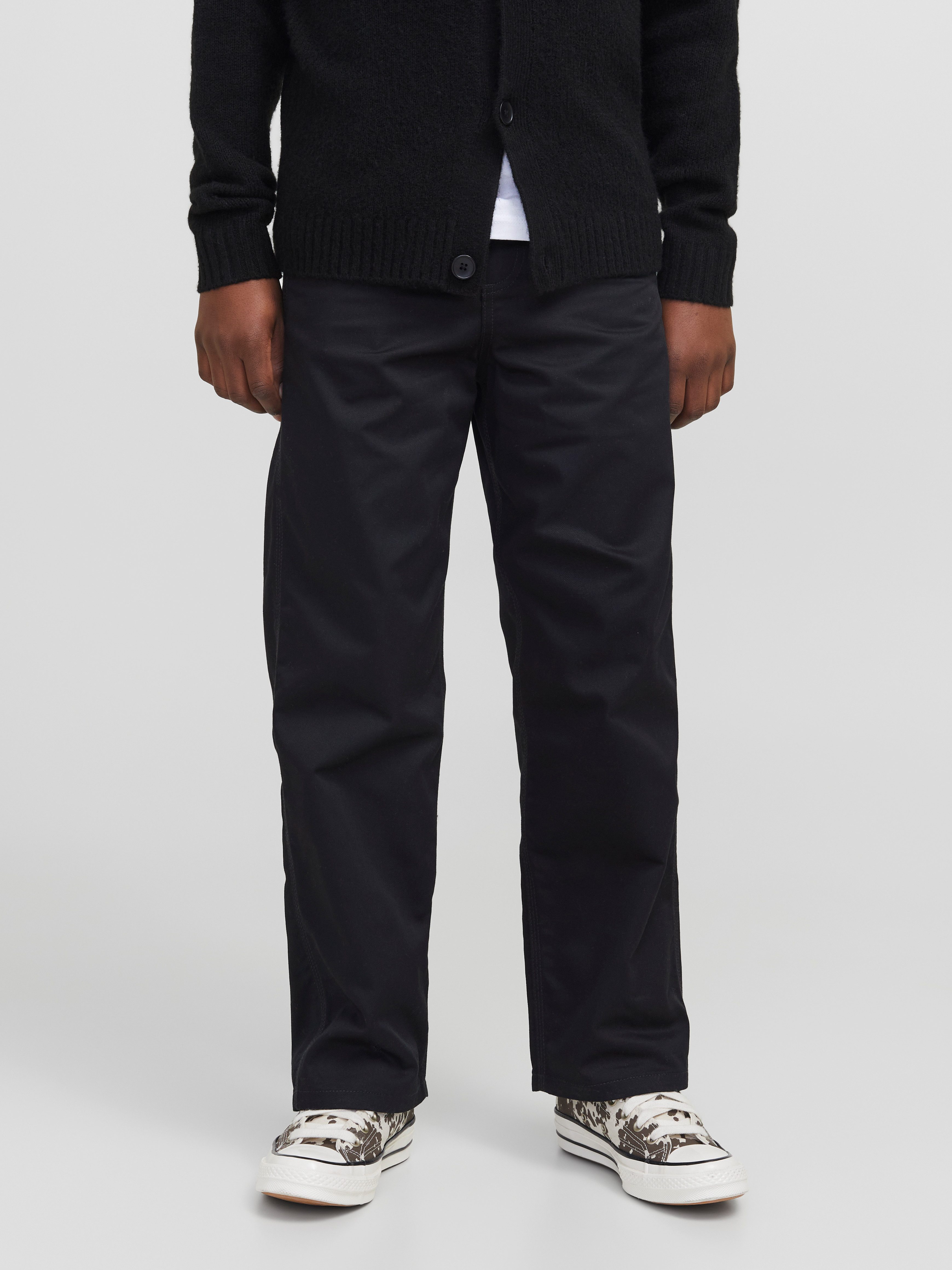 Jack & Jones Junior Cargoshort JPSTALEX CLEAN JJWORKER PANTS NOOS JNR jongens cargobroeken maat 152 zwart