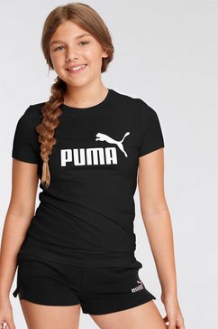 puma t-shirt ess logo tee g zwart