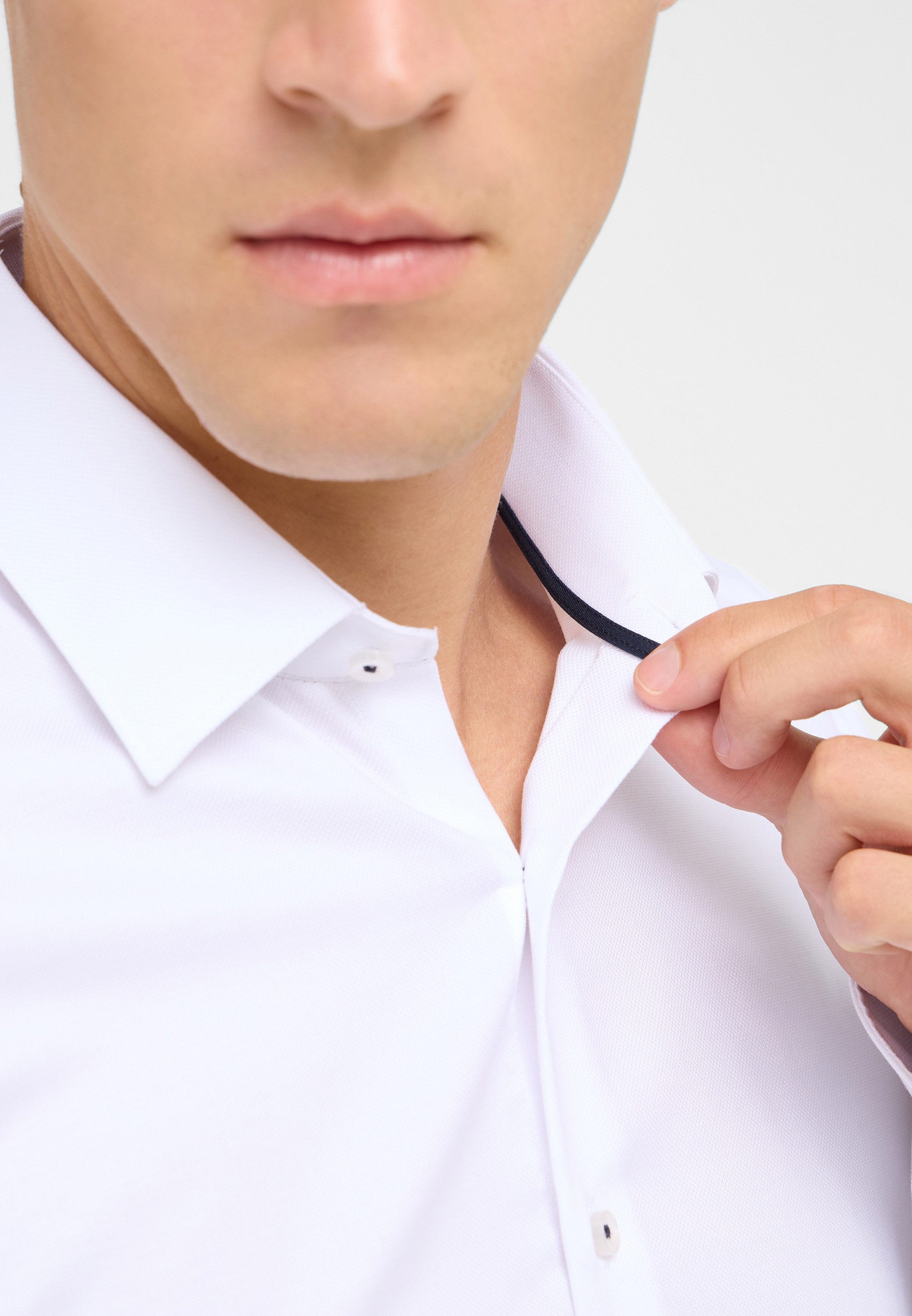 Eterna Overhemd met lange mouwen Slim fit NON IRON (strijkvrij)