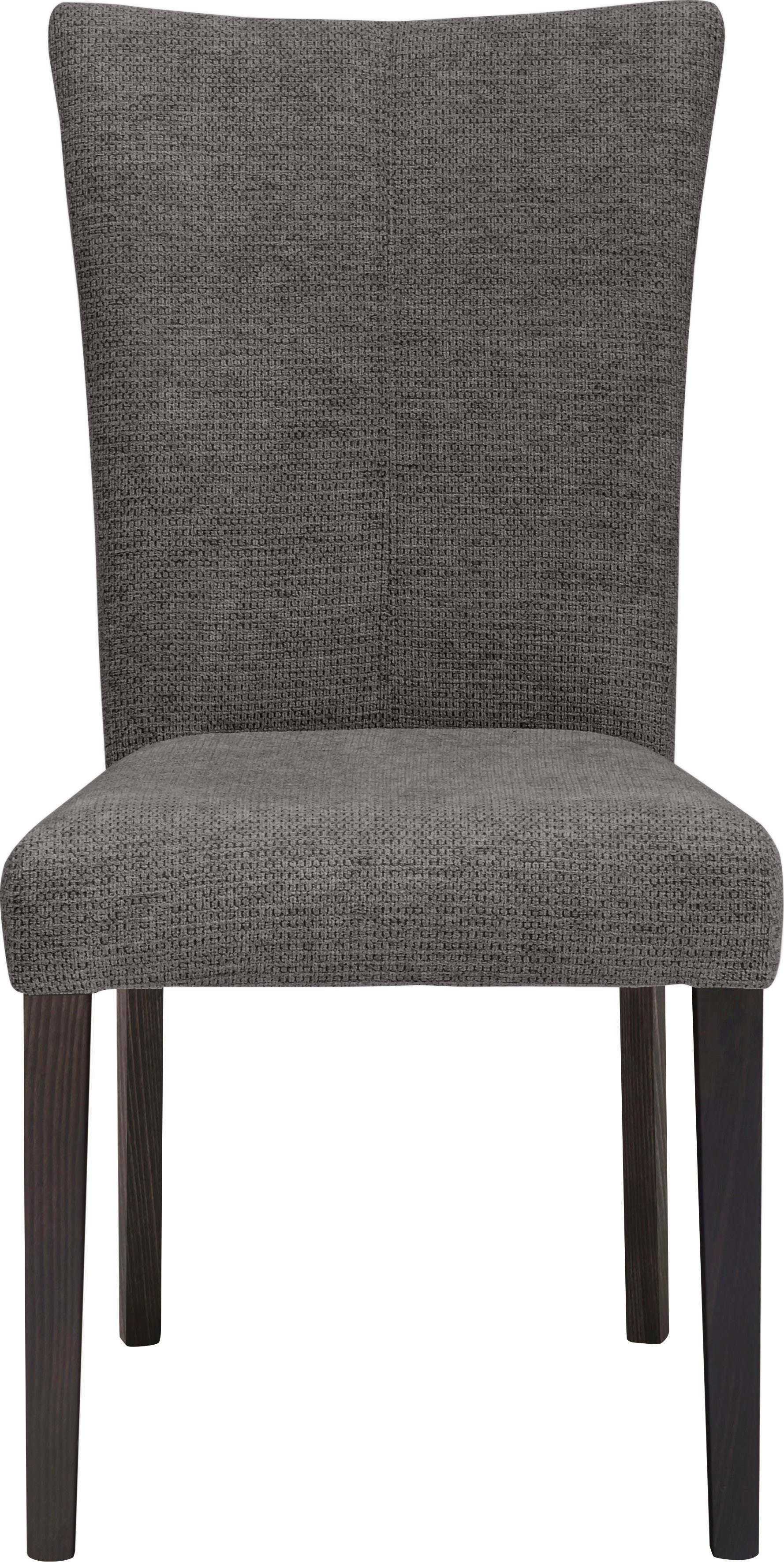 Home affaire Stoel met 4 poten Aspen Poten van massief beuken, wengékleurig gelakt (set, 2 stuks)