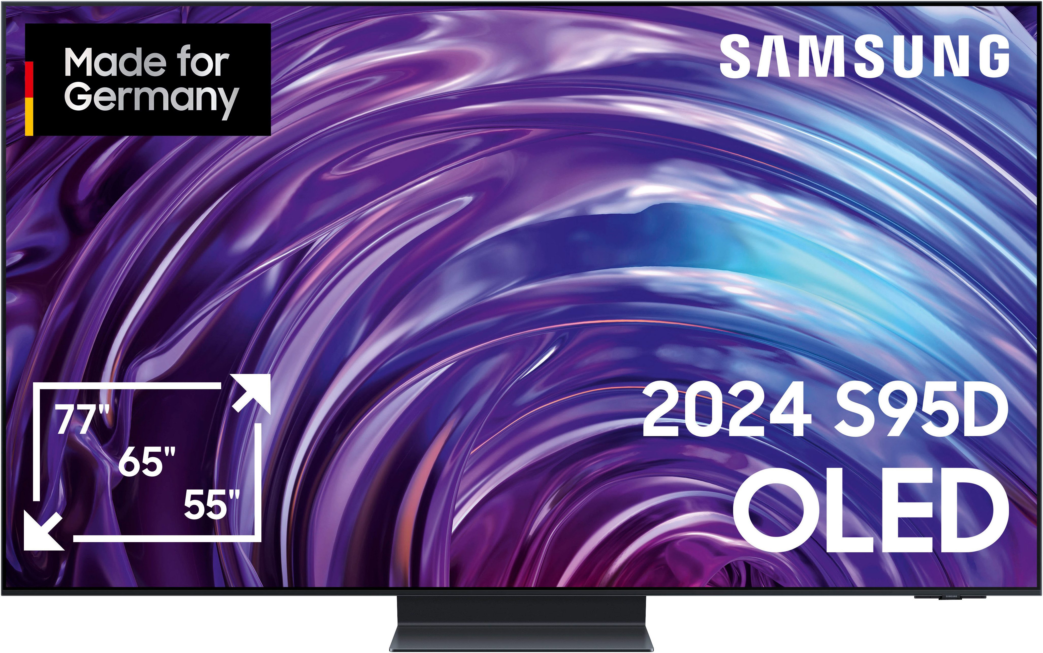 Samsung OLED 4K S95D OLED-TV 139.7 cm 55 inch Energielabel G (A G) CI+*, DVB-T2 HD, WiFi, UHD, Smart