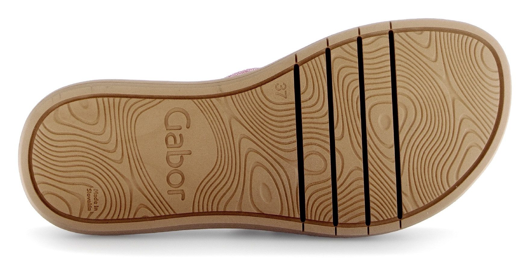 Gabor Slippers plateau, zomerschoen, slippers met best fitting-uitrusting